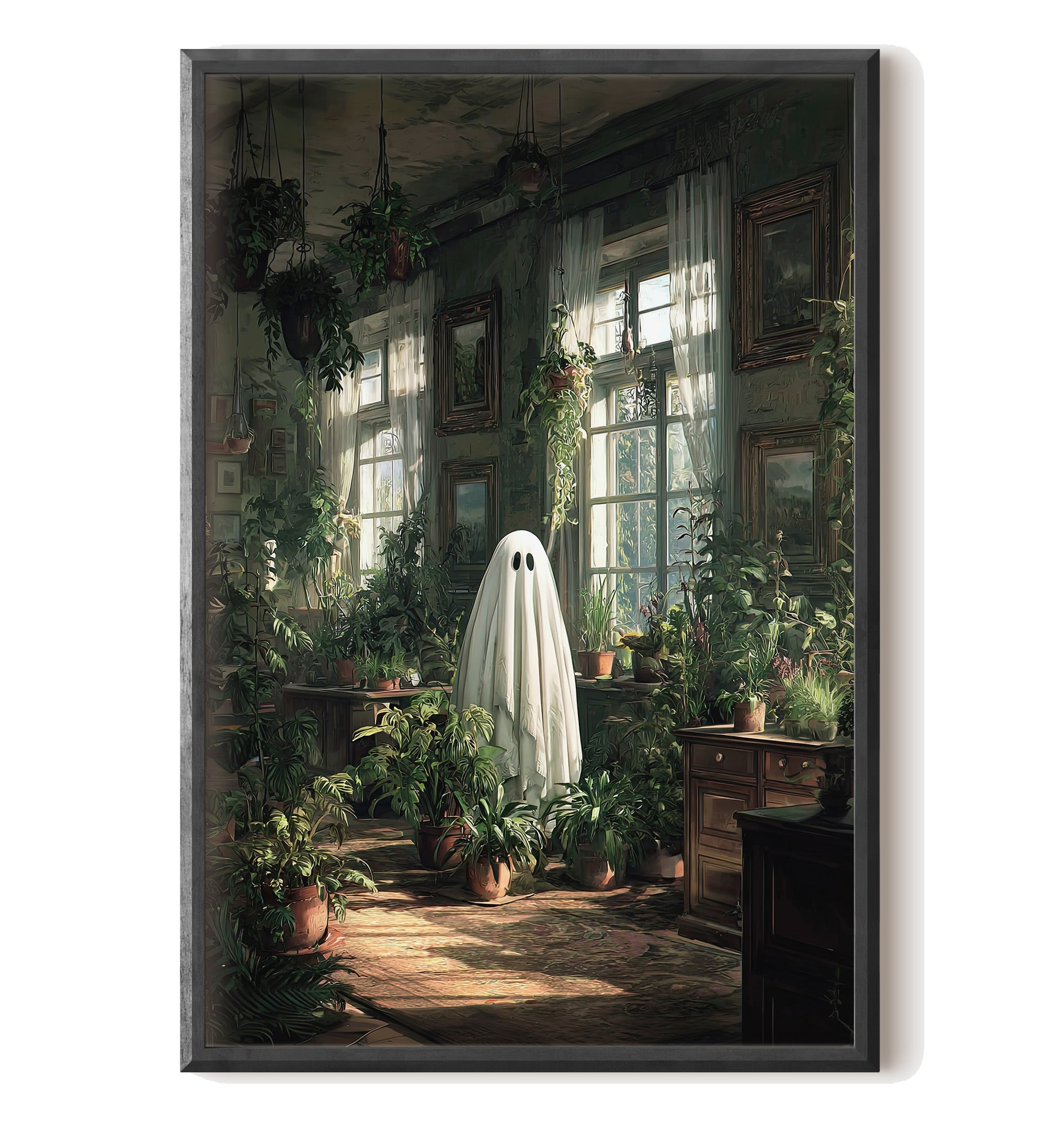 Ghost Among Houseplants