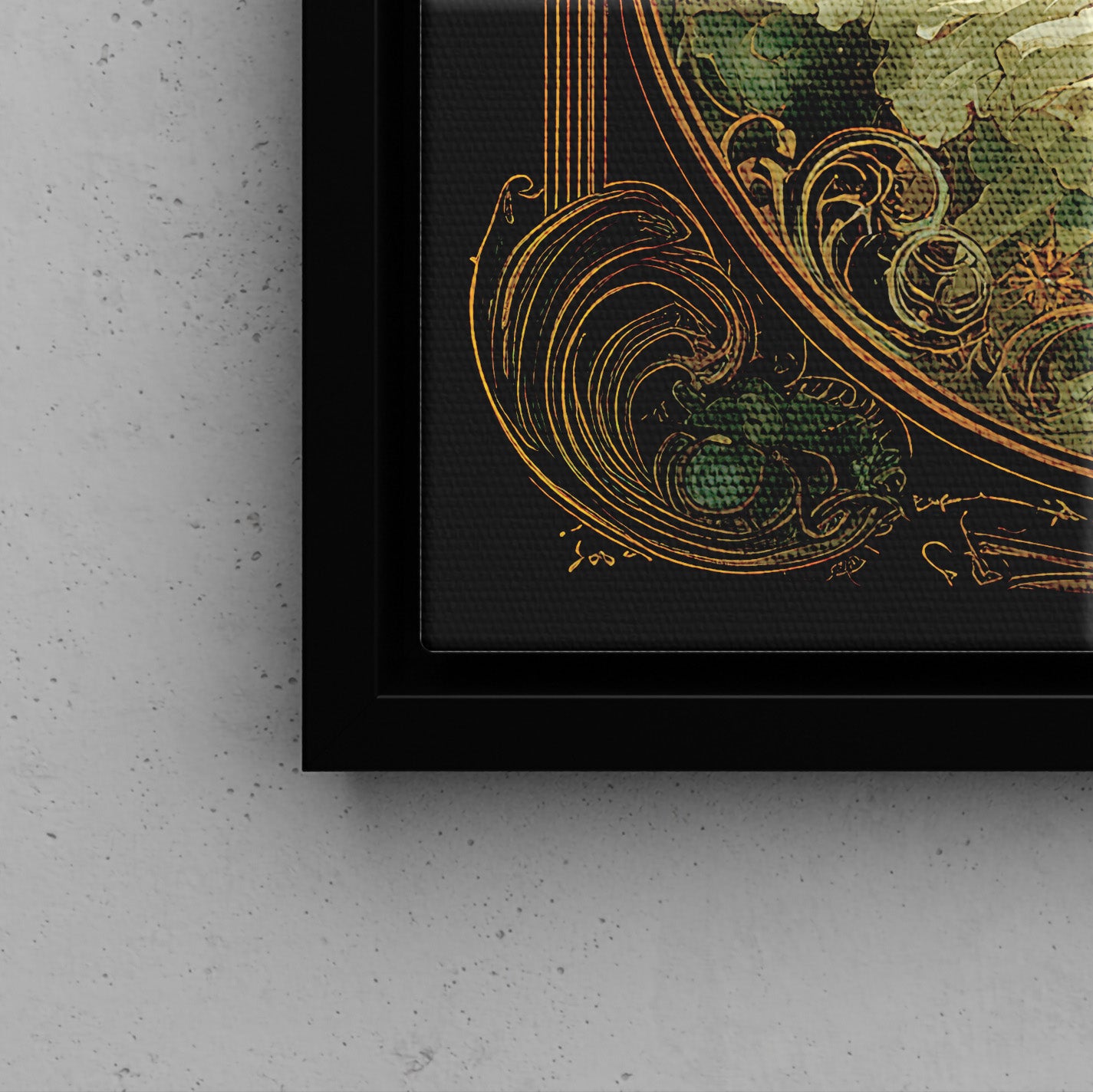 Framed Canvas - Moon Goddess Ascending