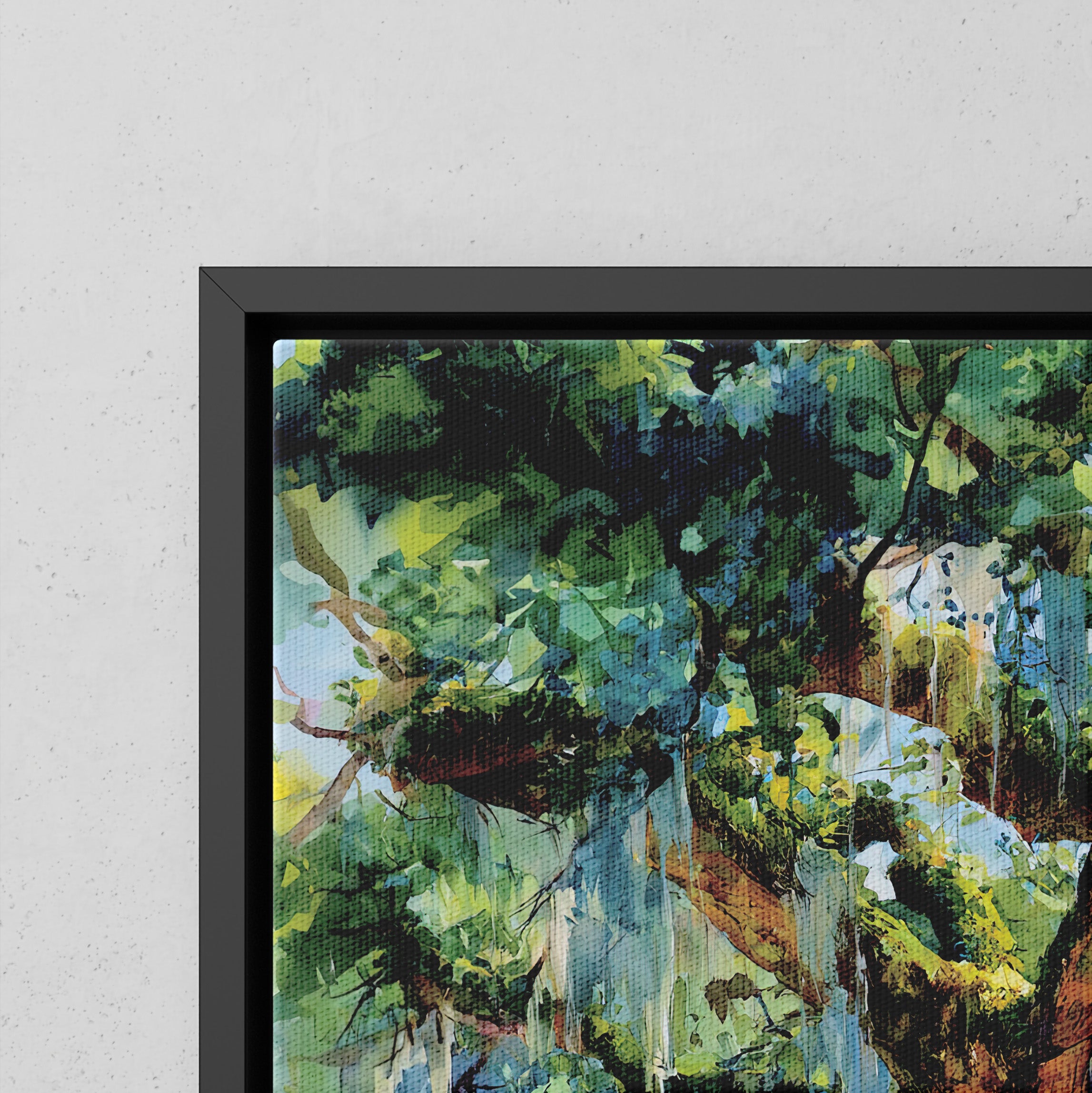 Framed Canvas - Whispering Southern Live Oak