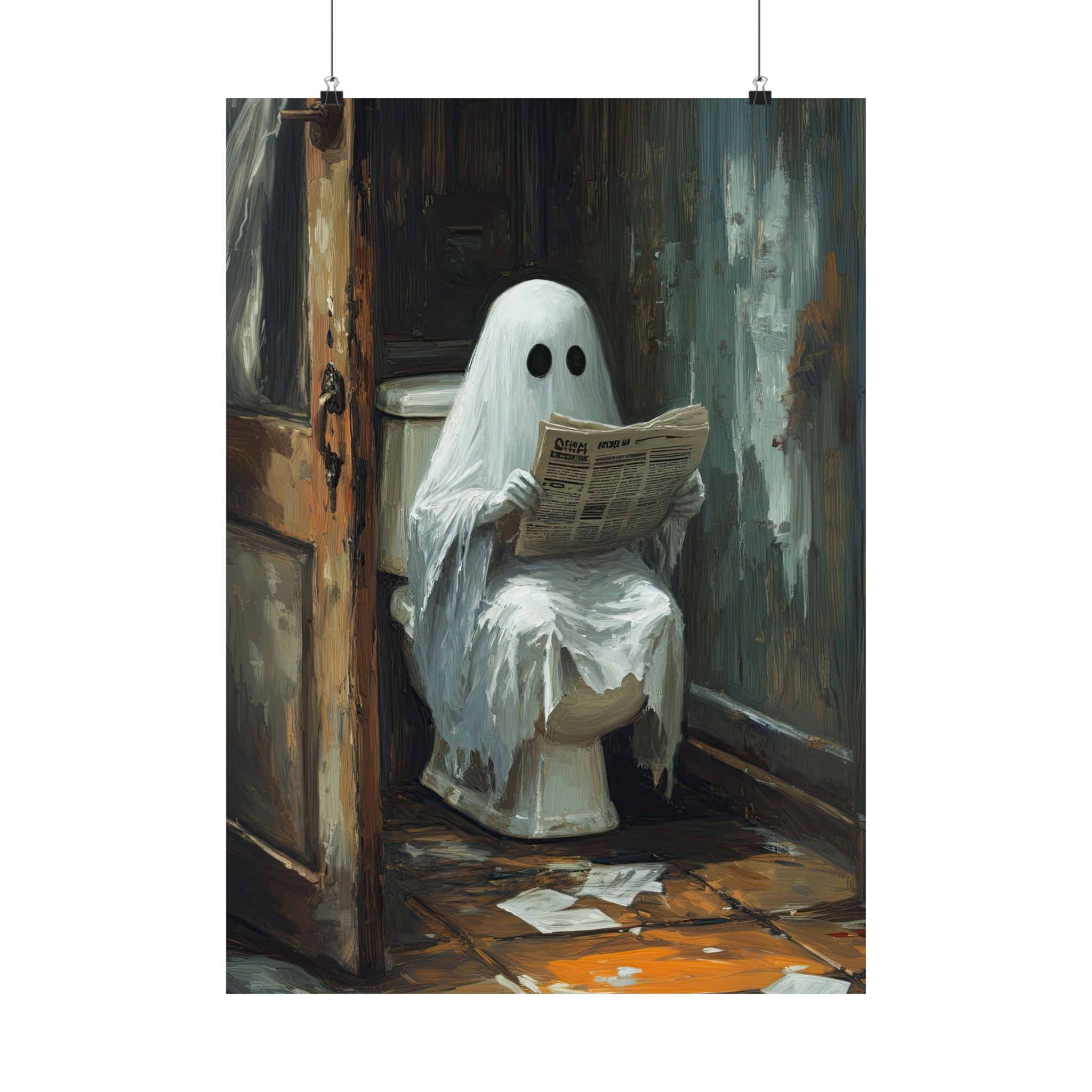 Ghostly Bathroom Break