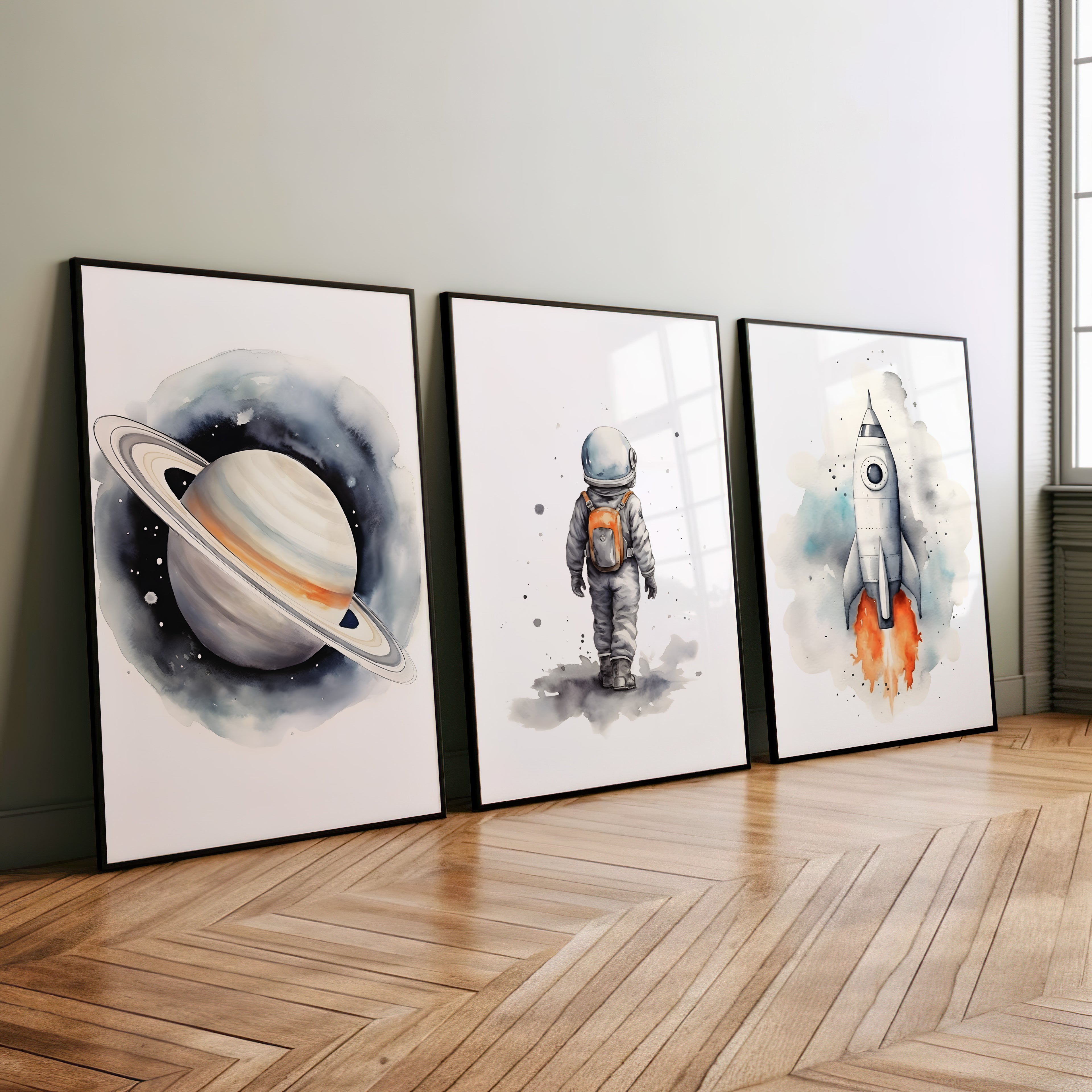 Framed Paper Print - Backpack to the Stars