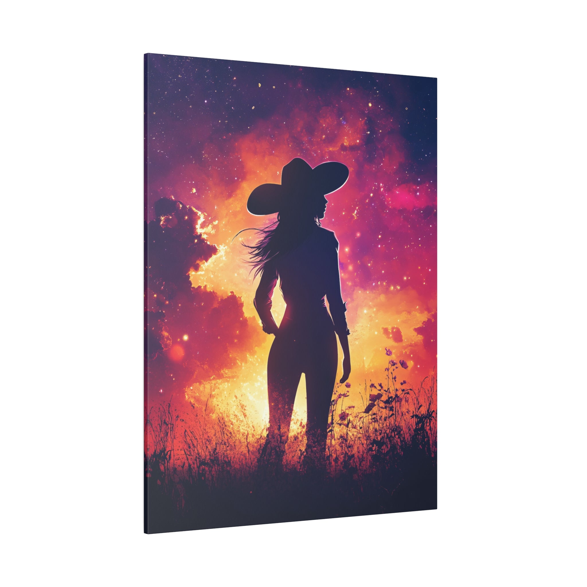 .75" Matte Canvas - Cosmic Cowgirl