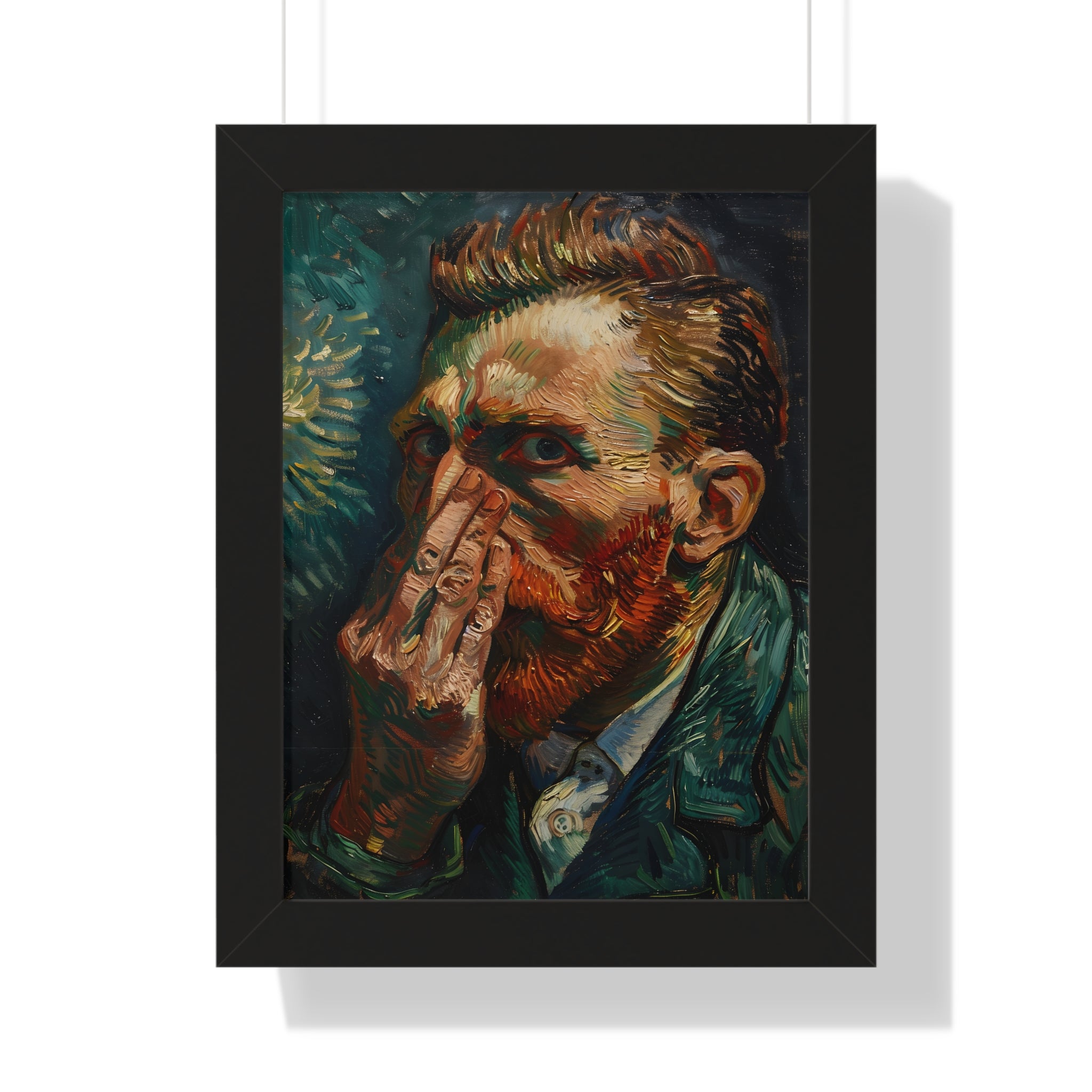 Framed Paper Print - Van Gogh Stinky Glare