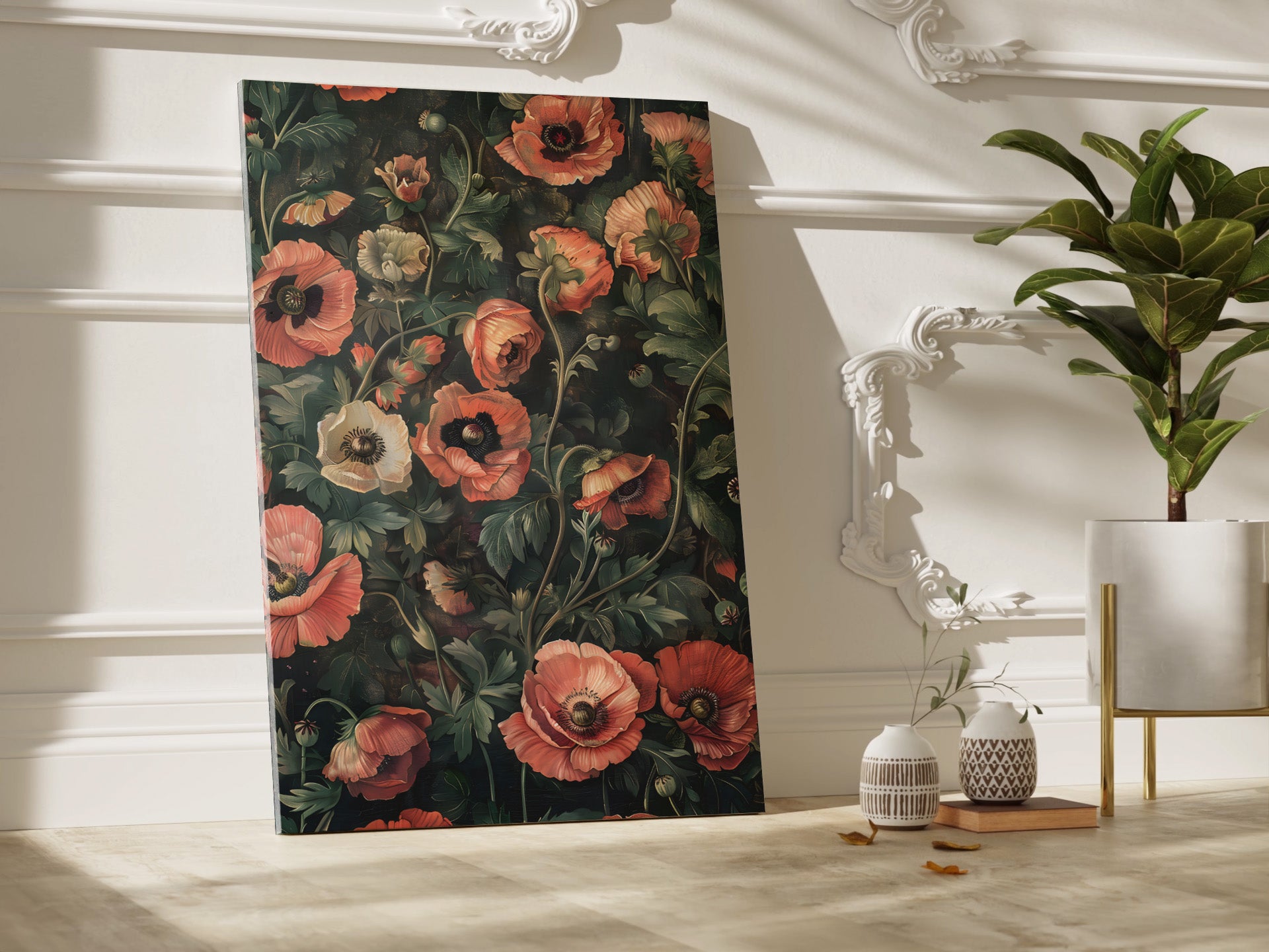 .75" Matte Canvas - Enchanted Poppy Reverie