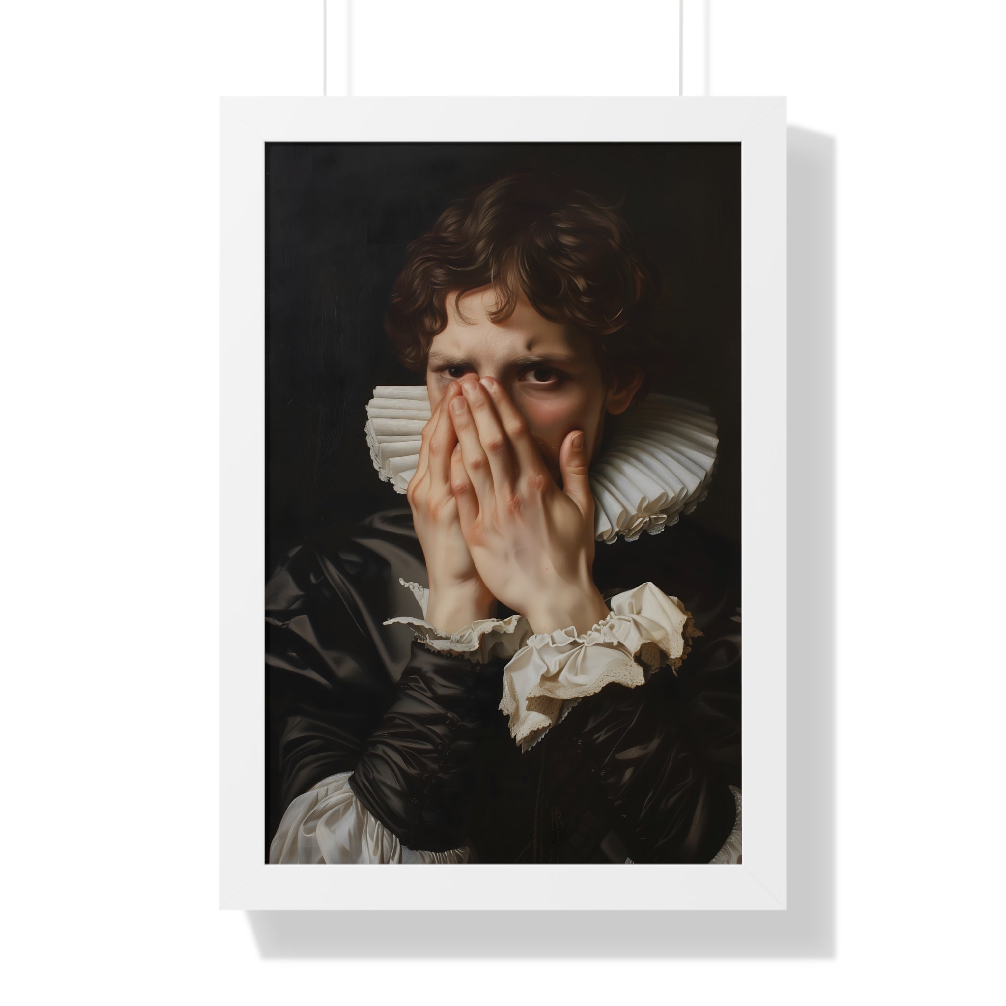 Framed Paper Print - The Foul Flush Reaction