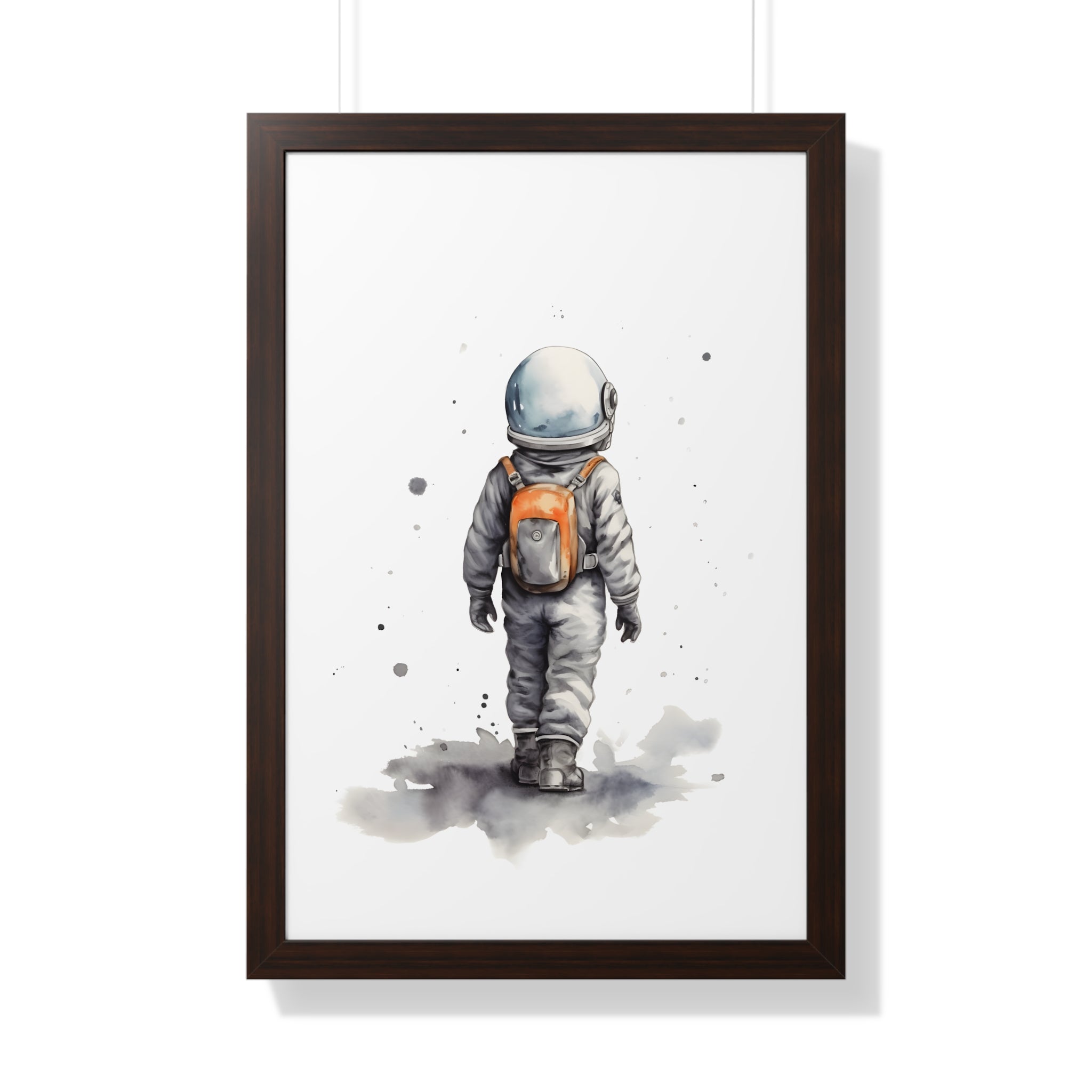 Framed Paper Print - Backpack to the Stars