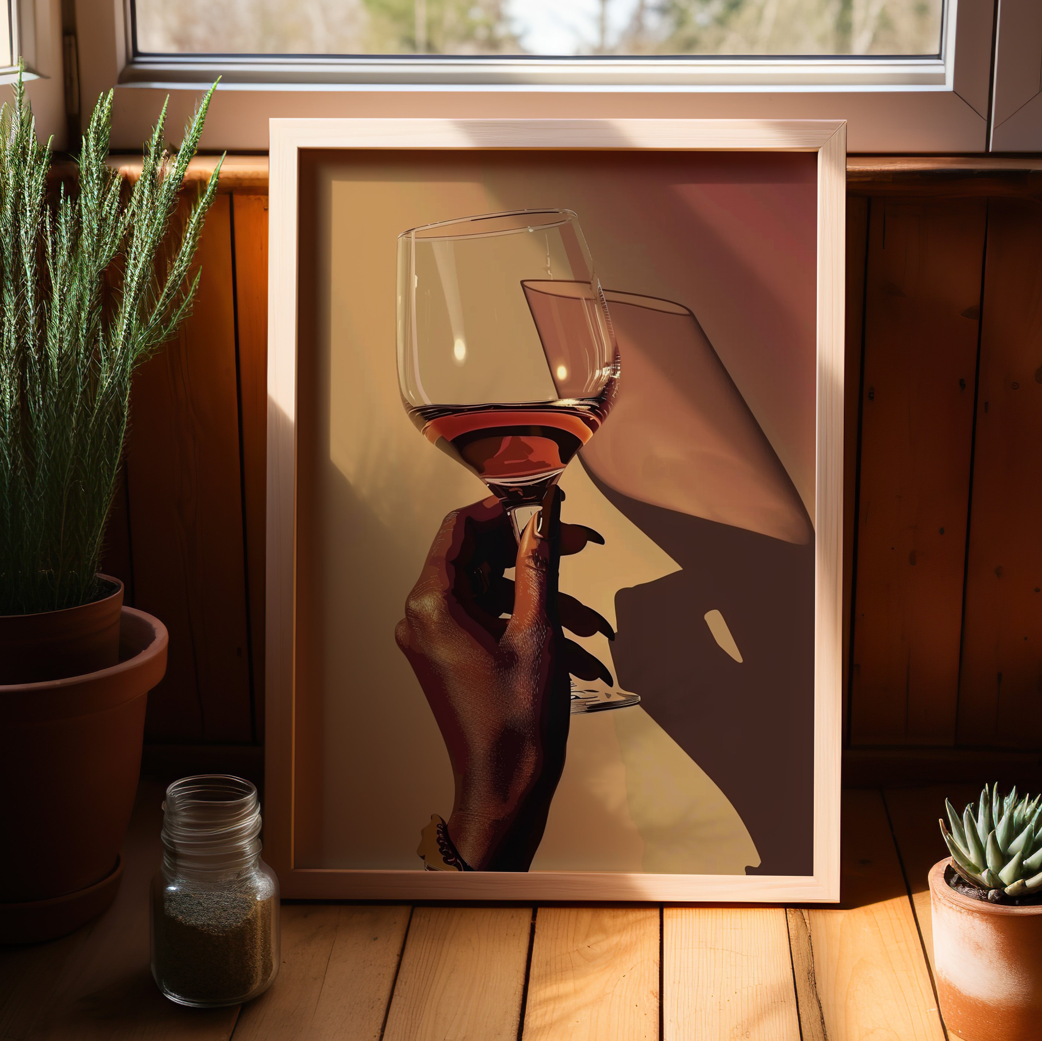 Golden Hour Wine Toast