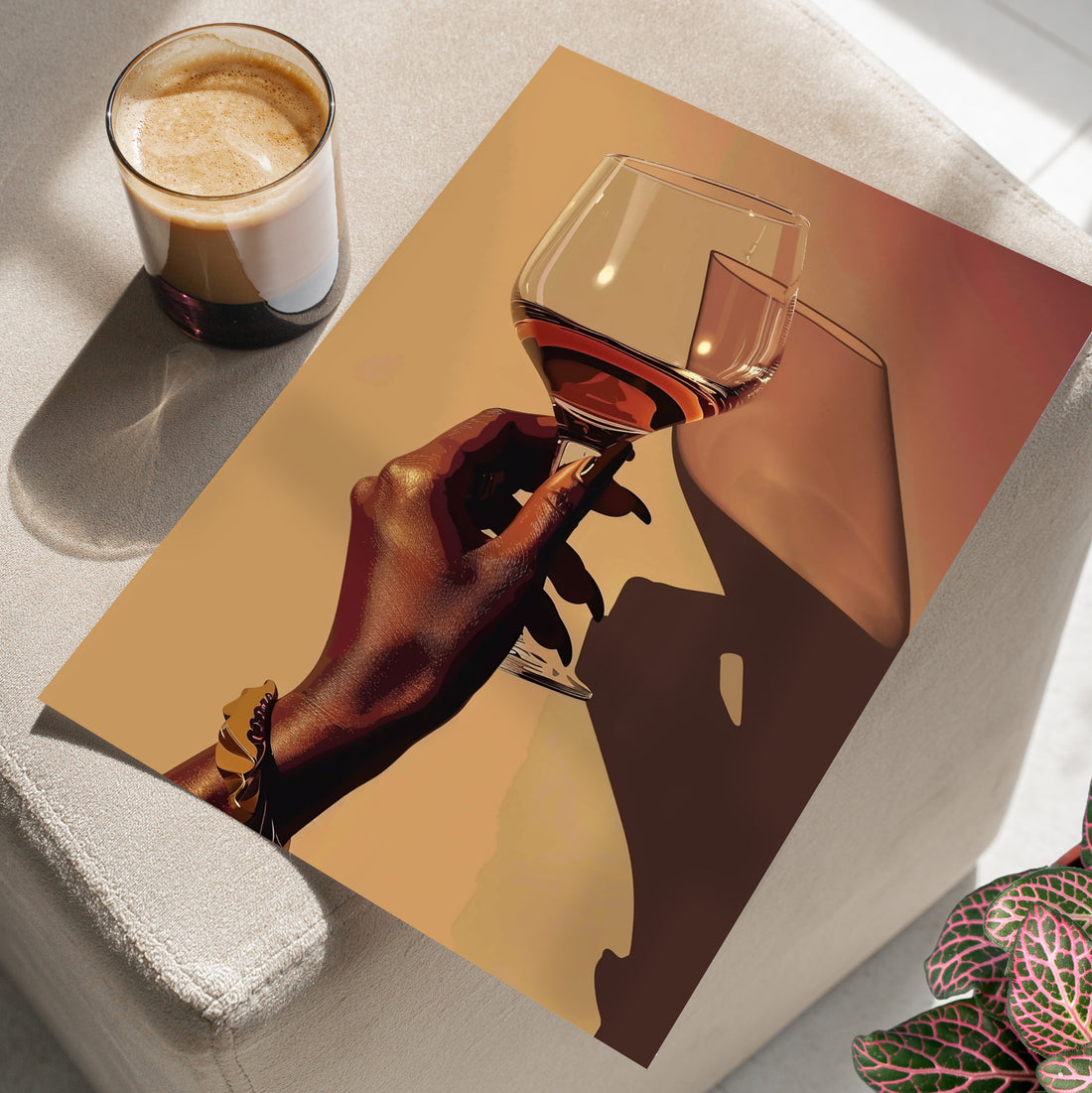 Golden Hour Wine Toast