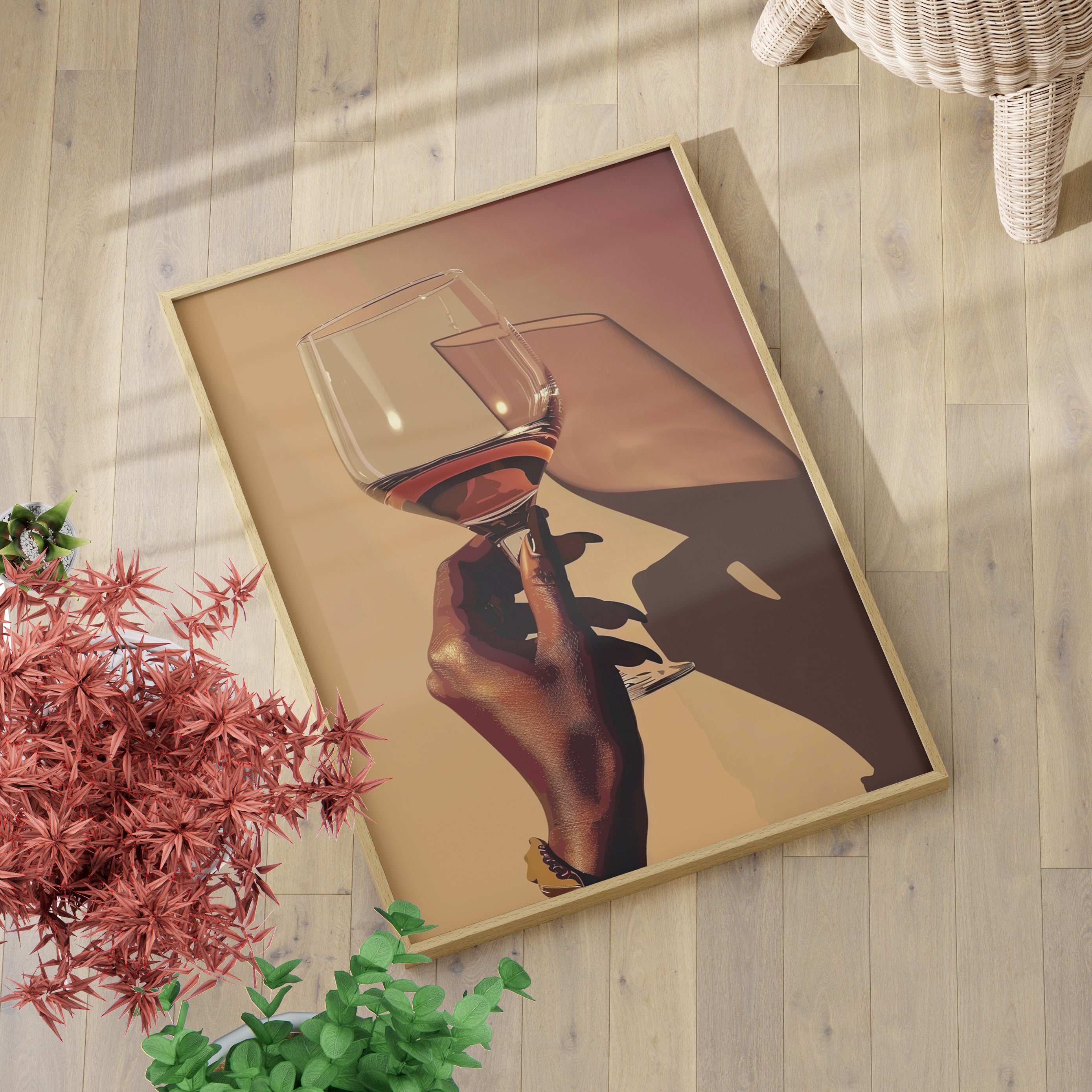 Golden Hour Wine Toast