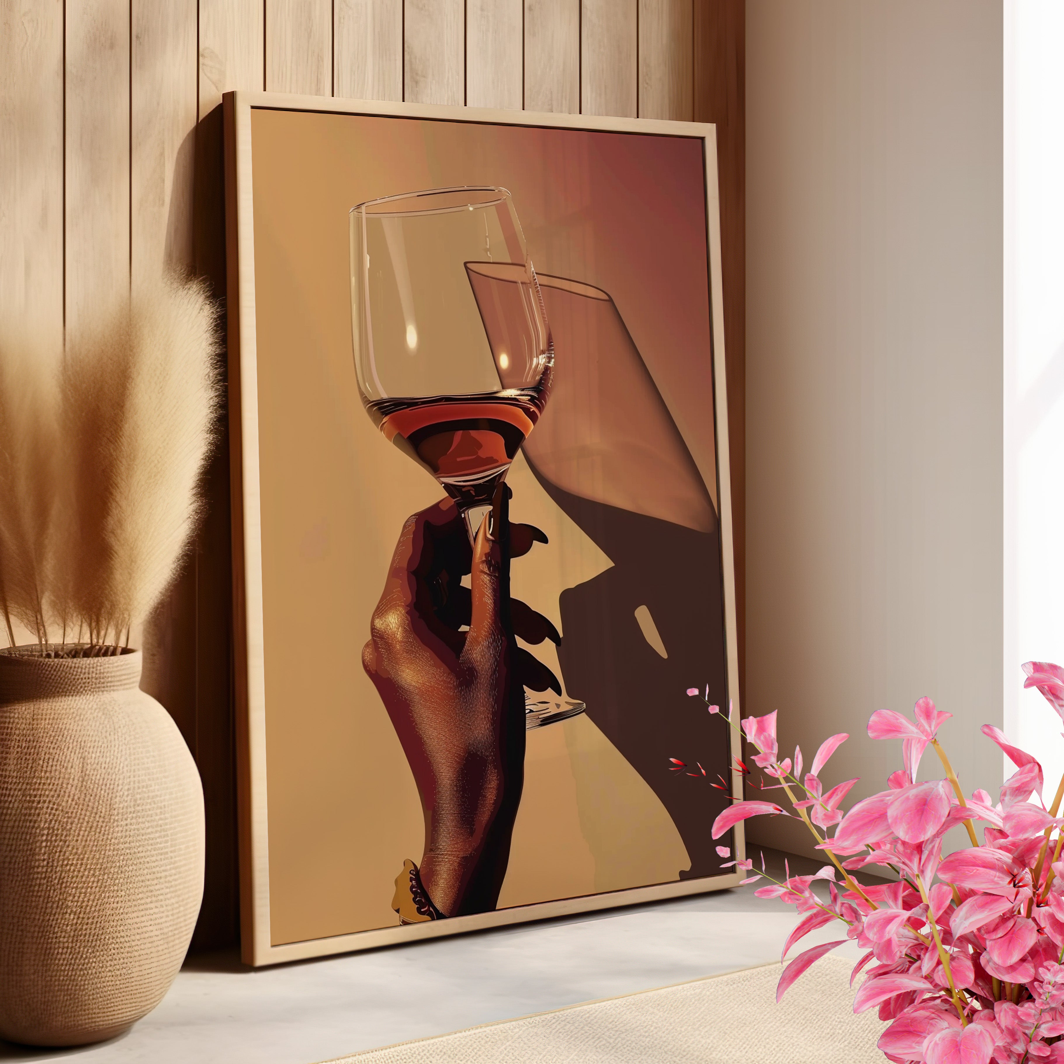 Golden Hour Wine Toast