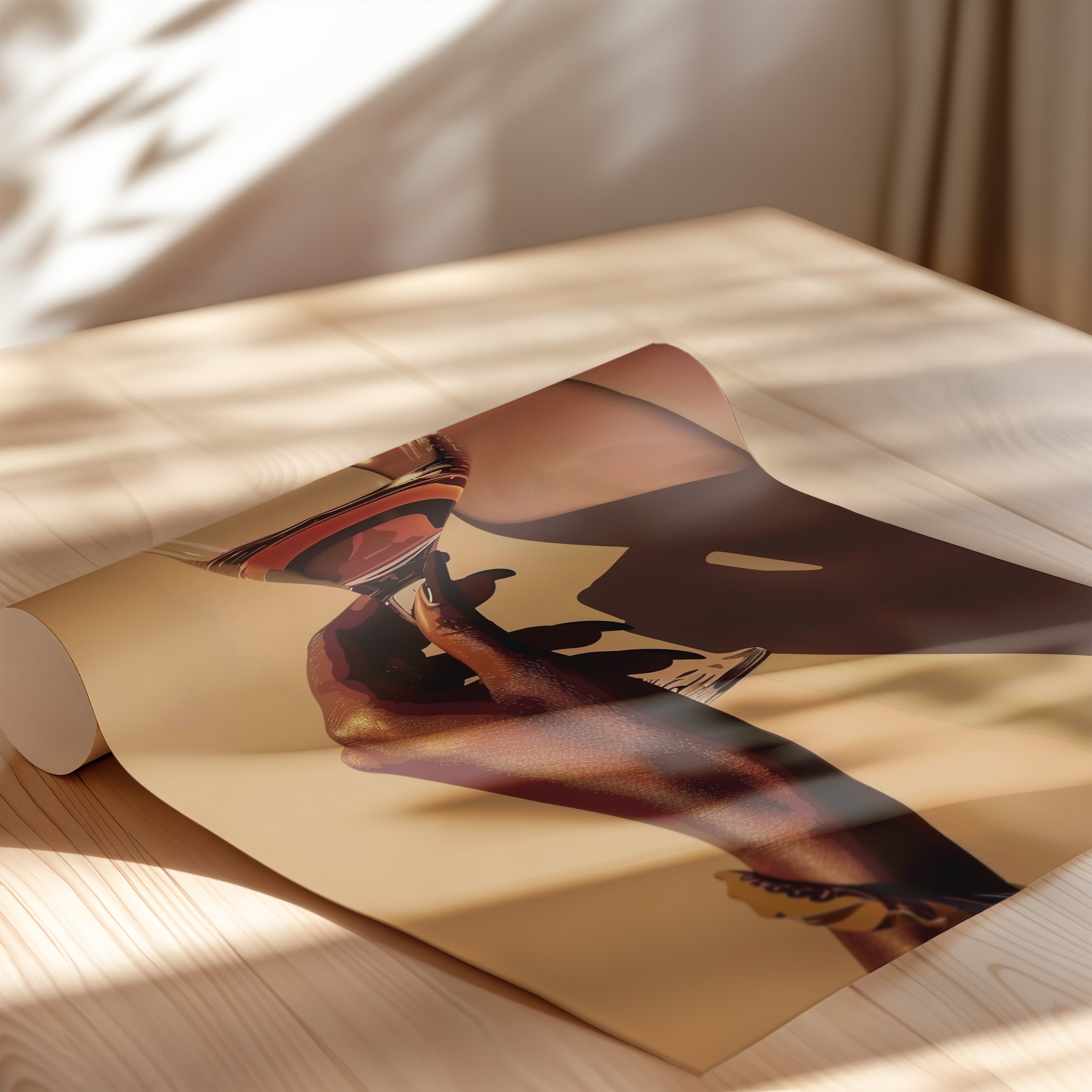 Golden Hour Wine Toast