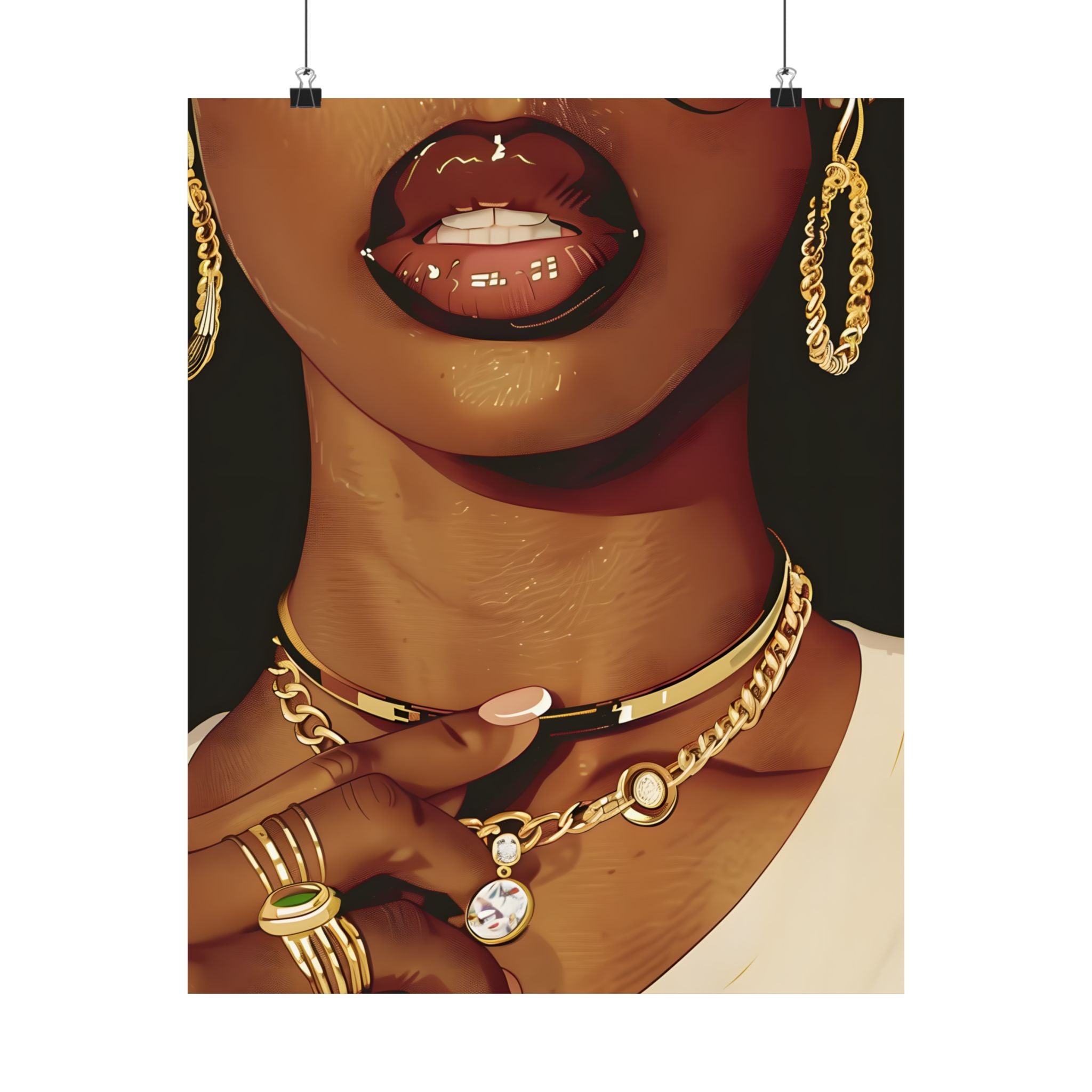 Golden Luxe Confidence Portrait