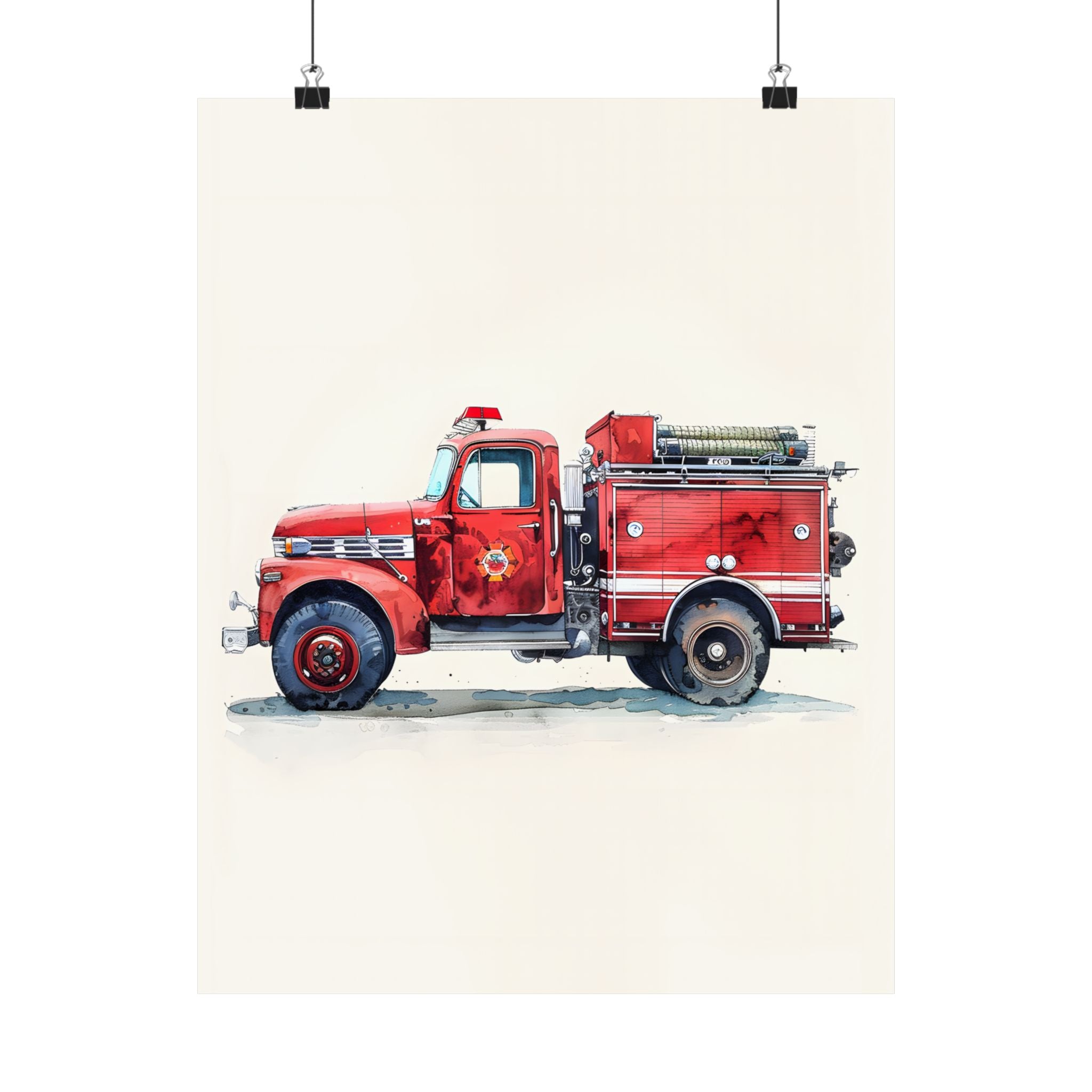 Vintage Firetruck Nursery