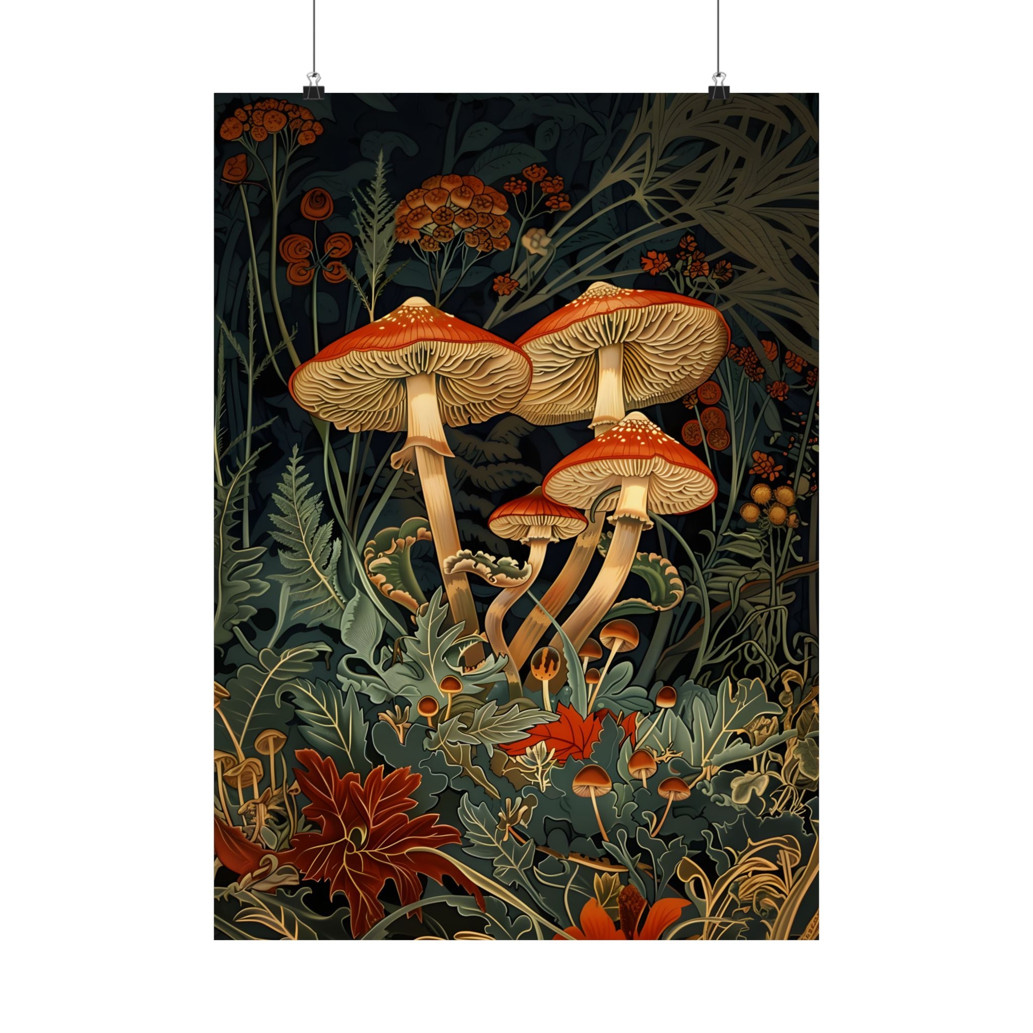 Elegant Mushroom Reverie