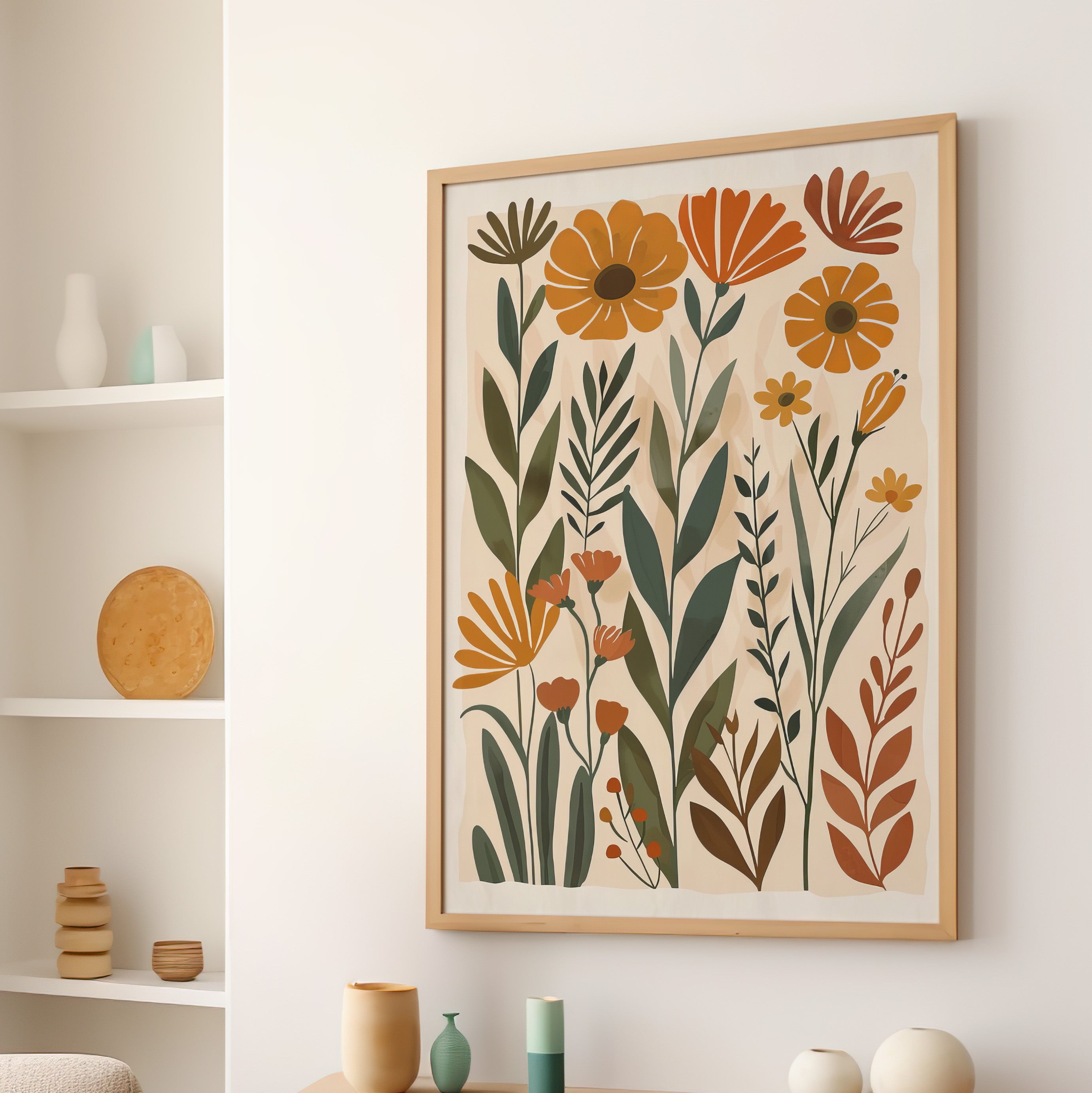 Golden Meadow Boho Blooms