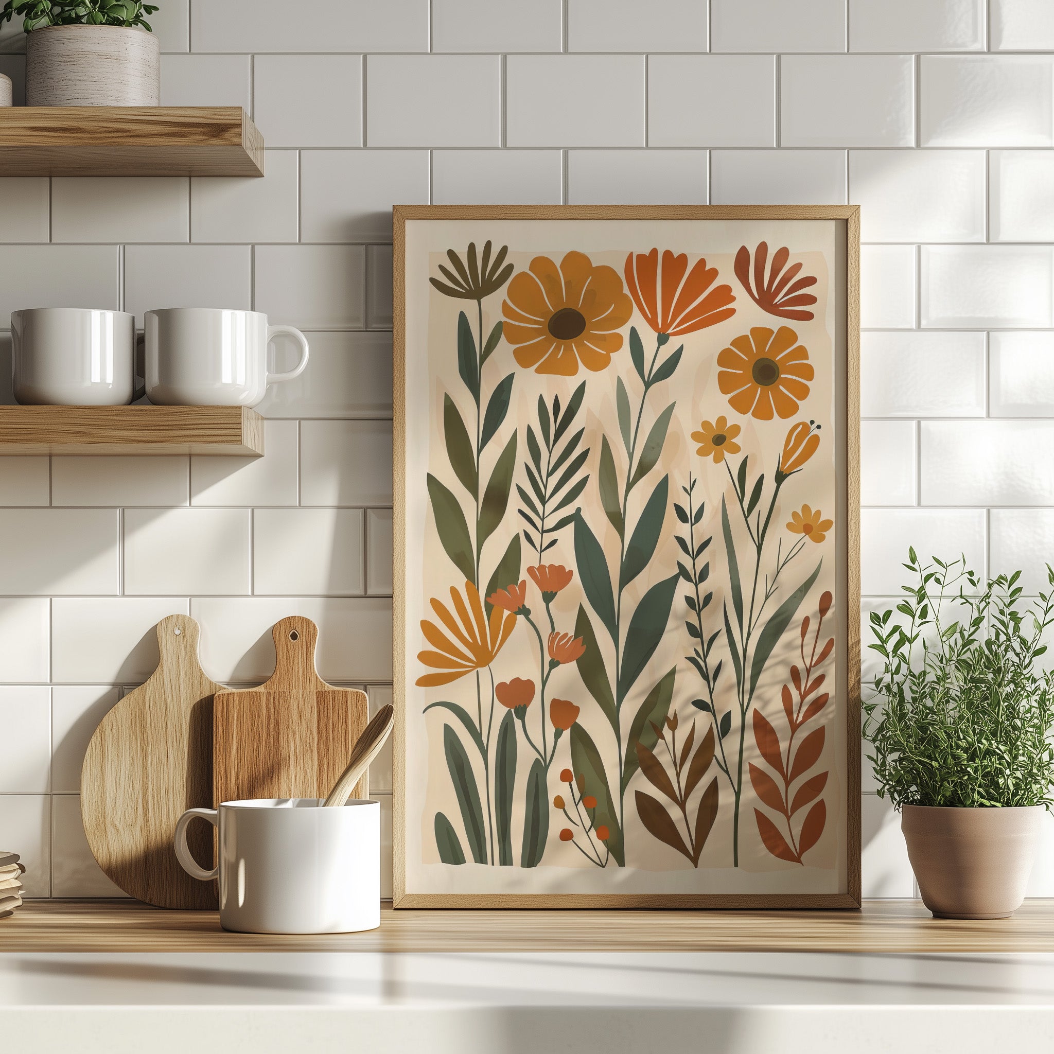 Golden Meadow Boho Blooms