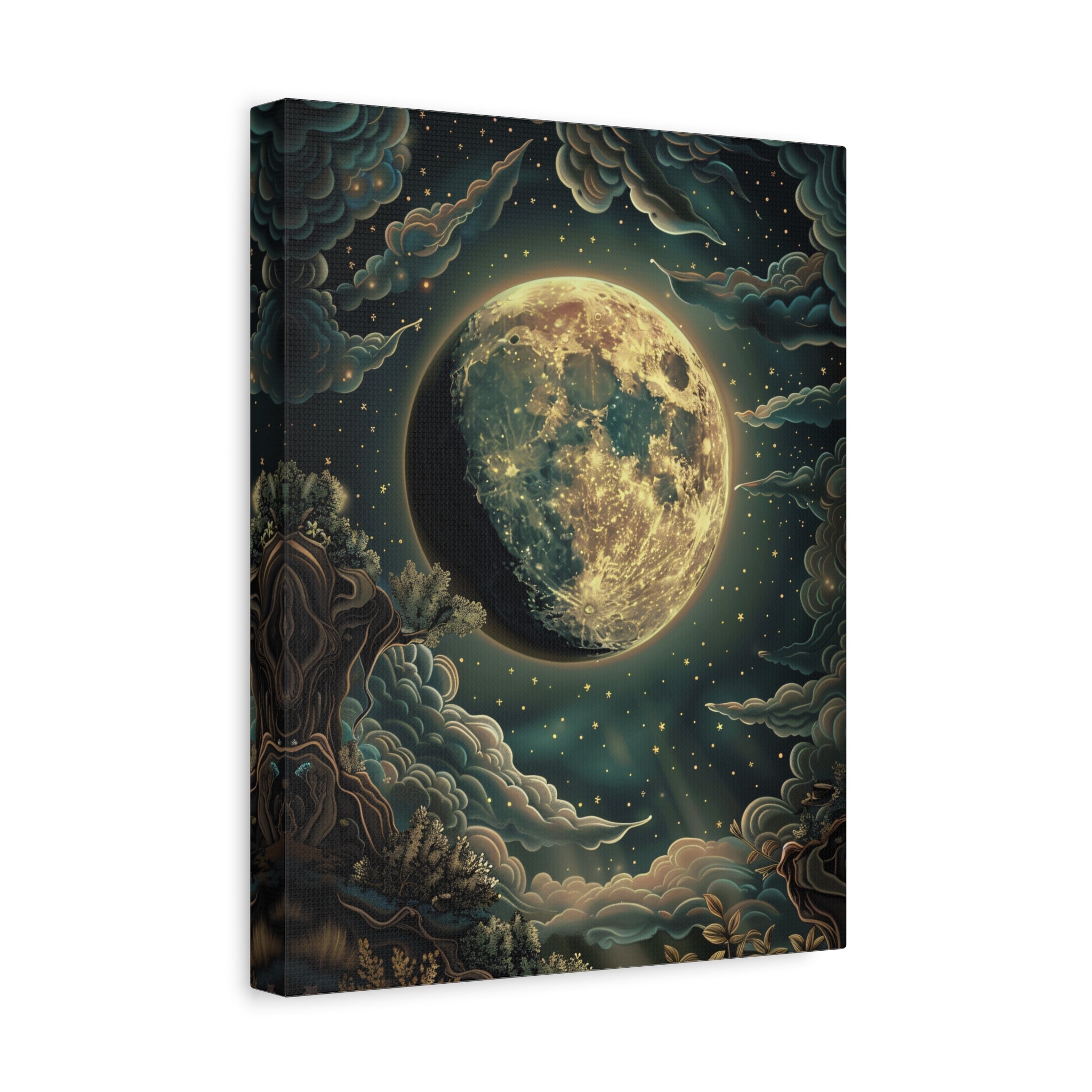 1.25" Matte Canvas - Waxing Gibbous Dreamscape