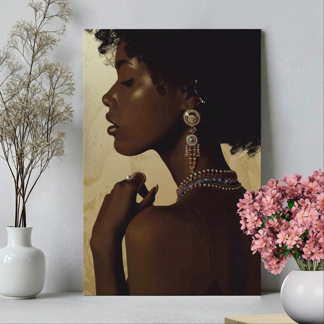 .75" Matte Canvas - Regal Jewel Toned Muse