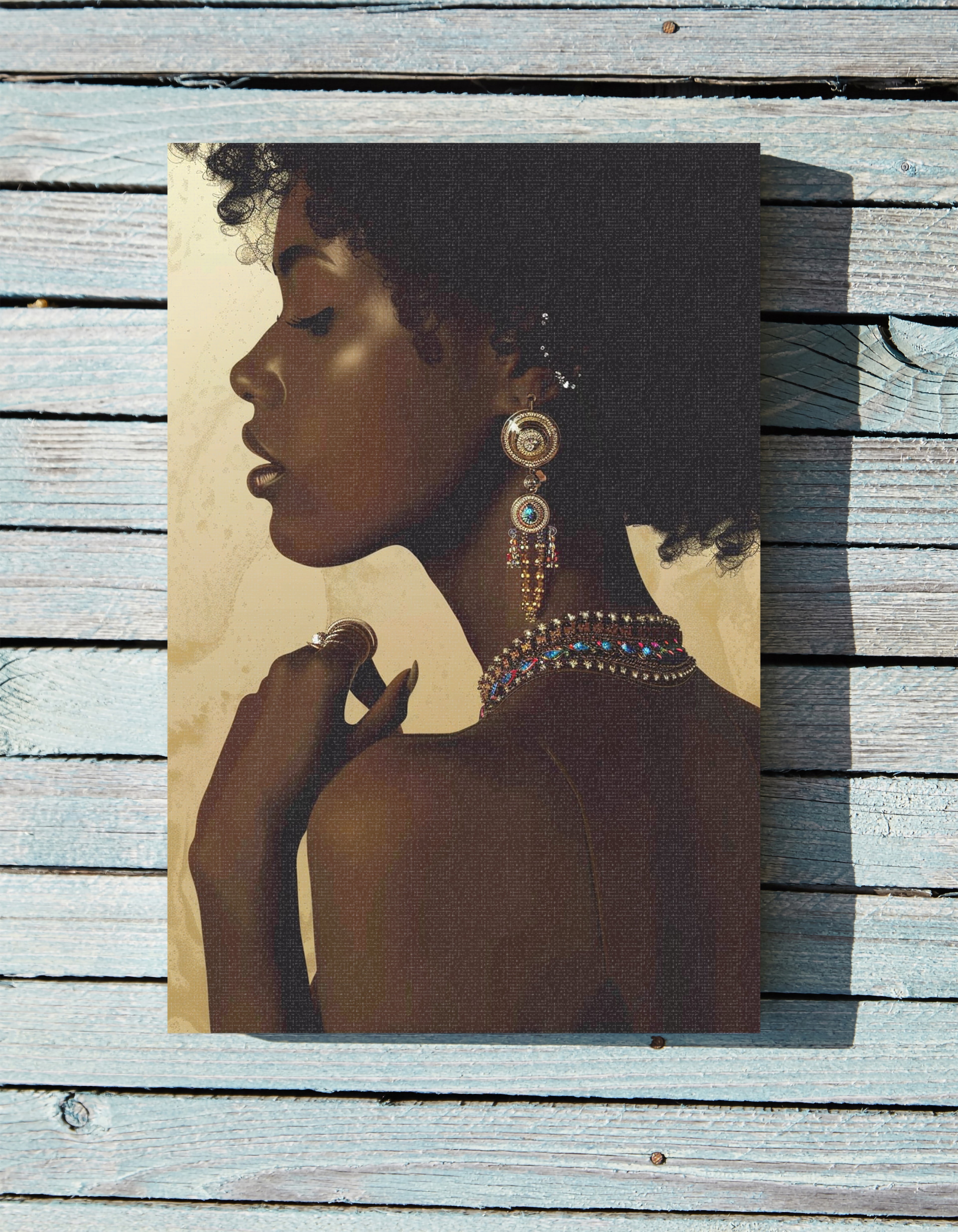.75" Matte Canvas - Regal Jewel Toned Muse