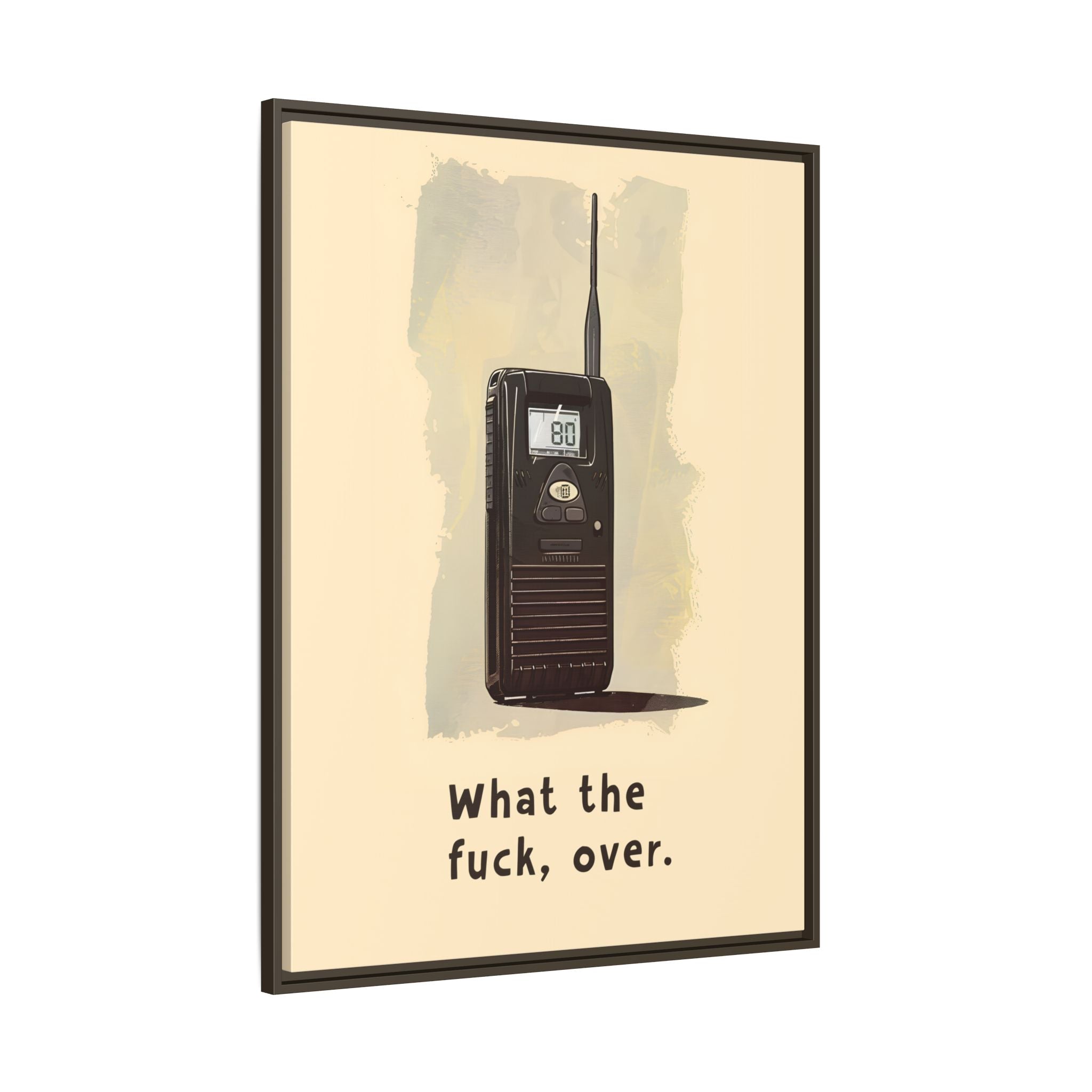 Framed Canvas - Walkie Talkie WTF Moment