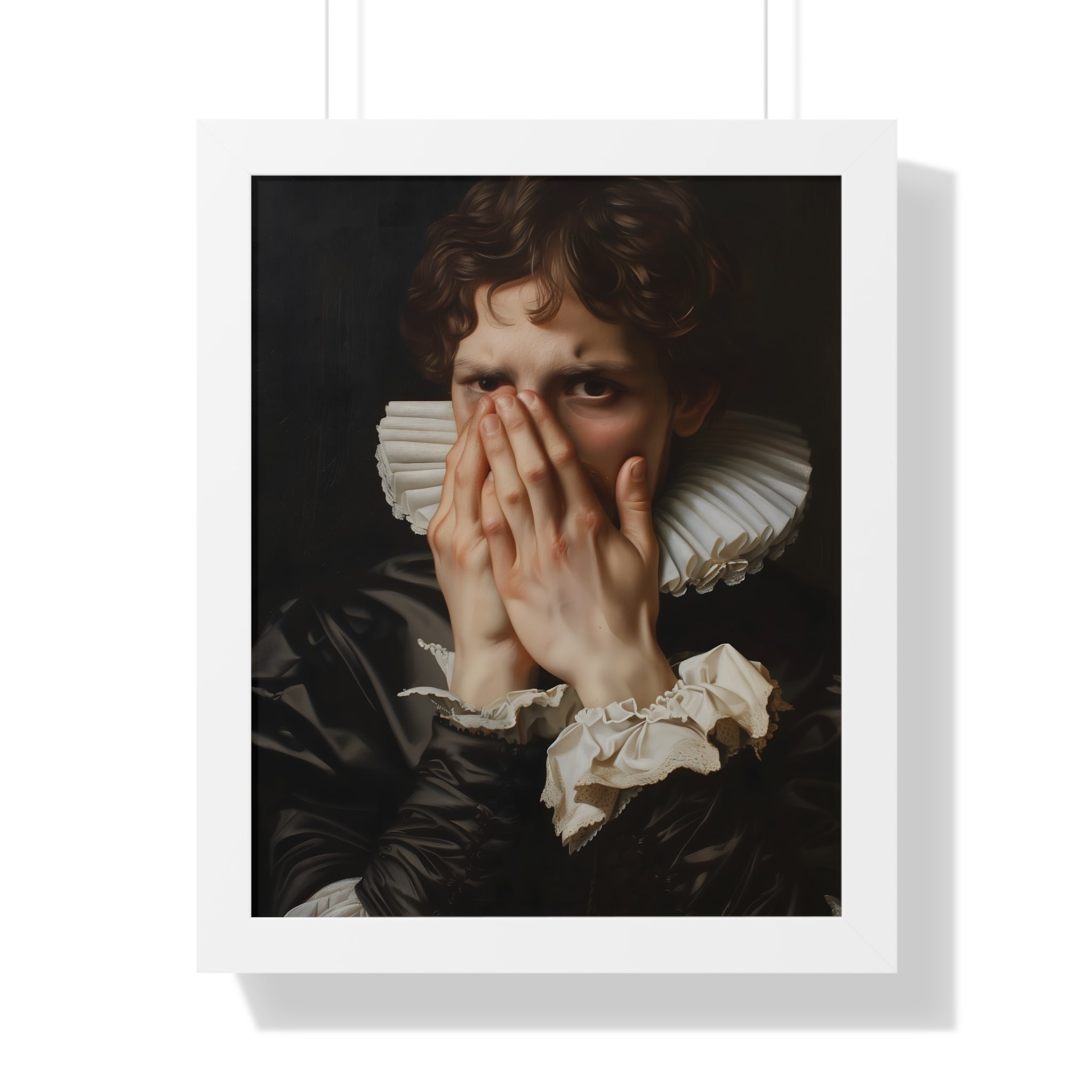 Framed Paper Print - The Foul Flush Reaction