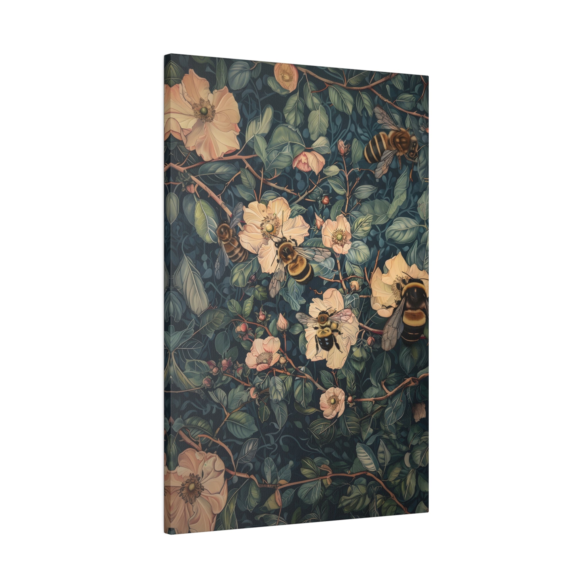 .75" Matte Canvas - Buzzing Floral Symphony