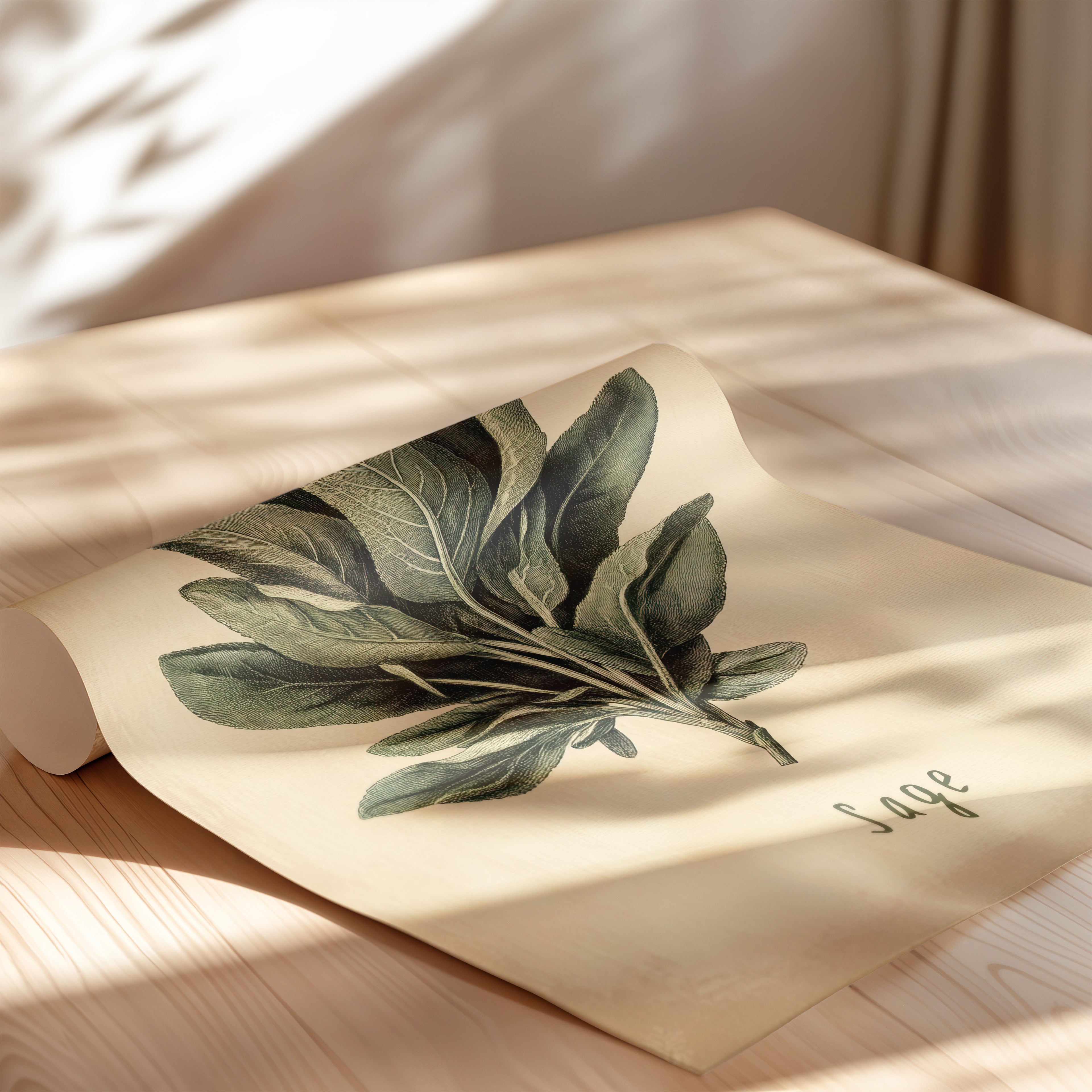 Botanical Sage Study