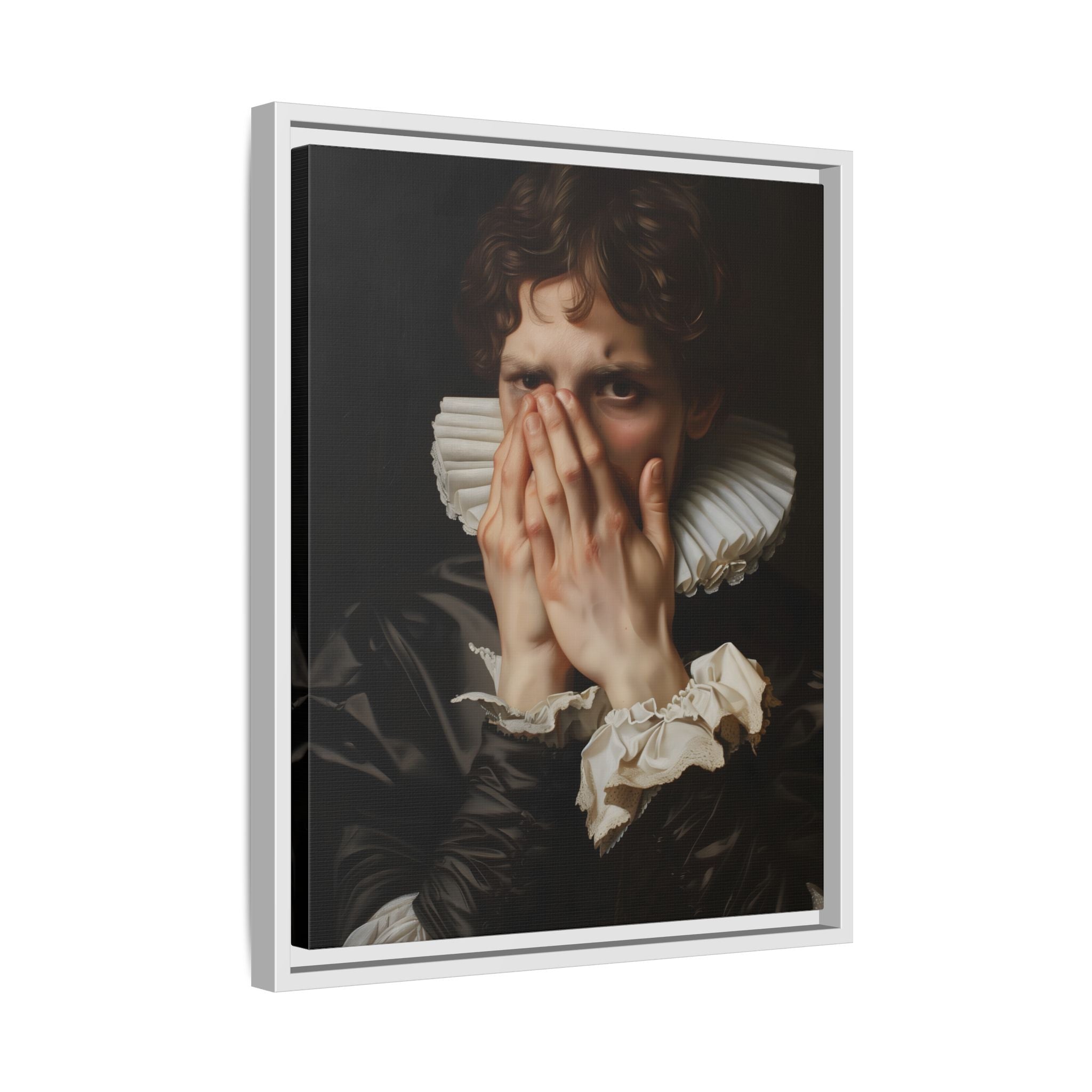 Framed Canvas - The Foul Flush Reaction