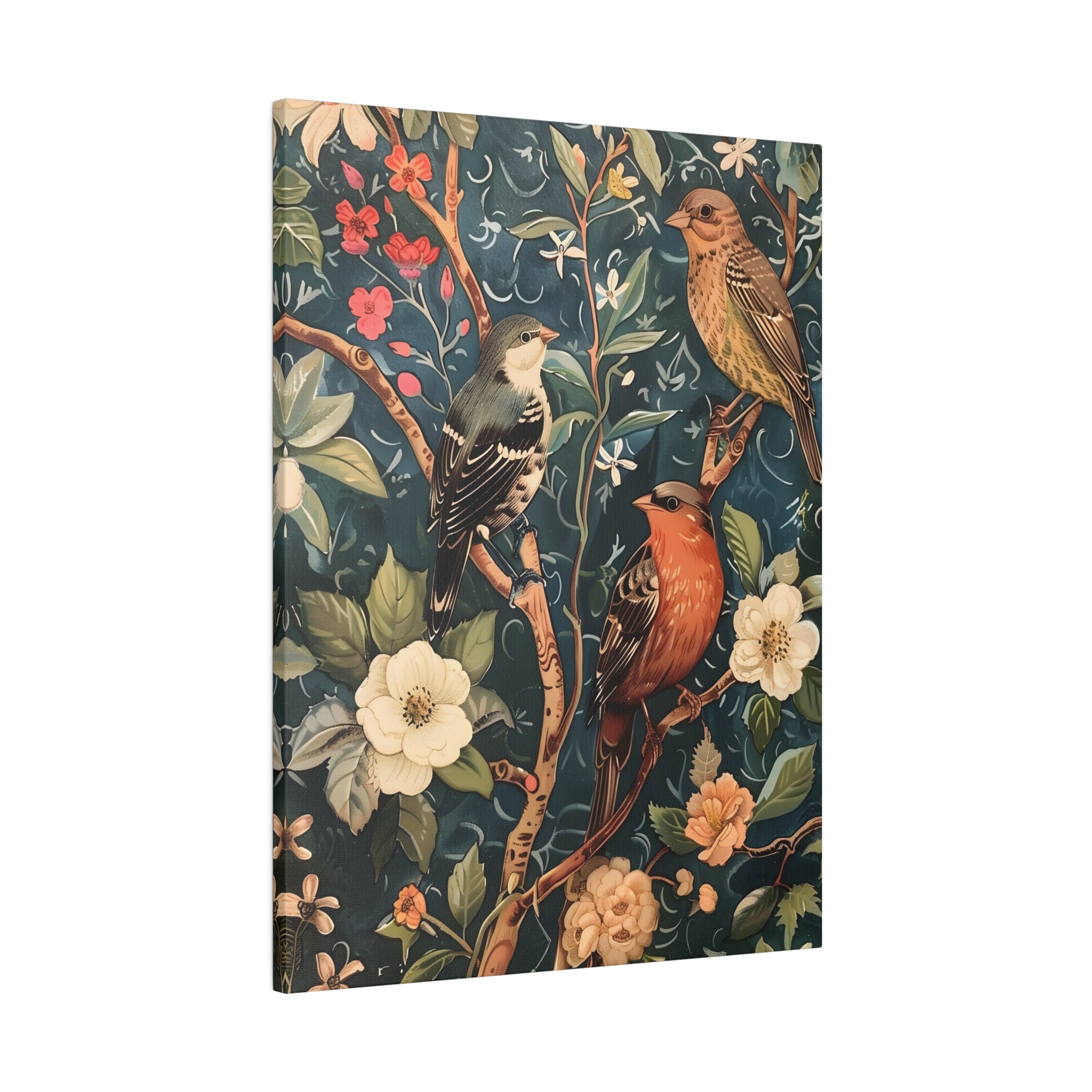 .75" Matte Canvas - Robin and Sparrow Symphony