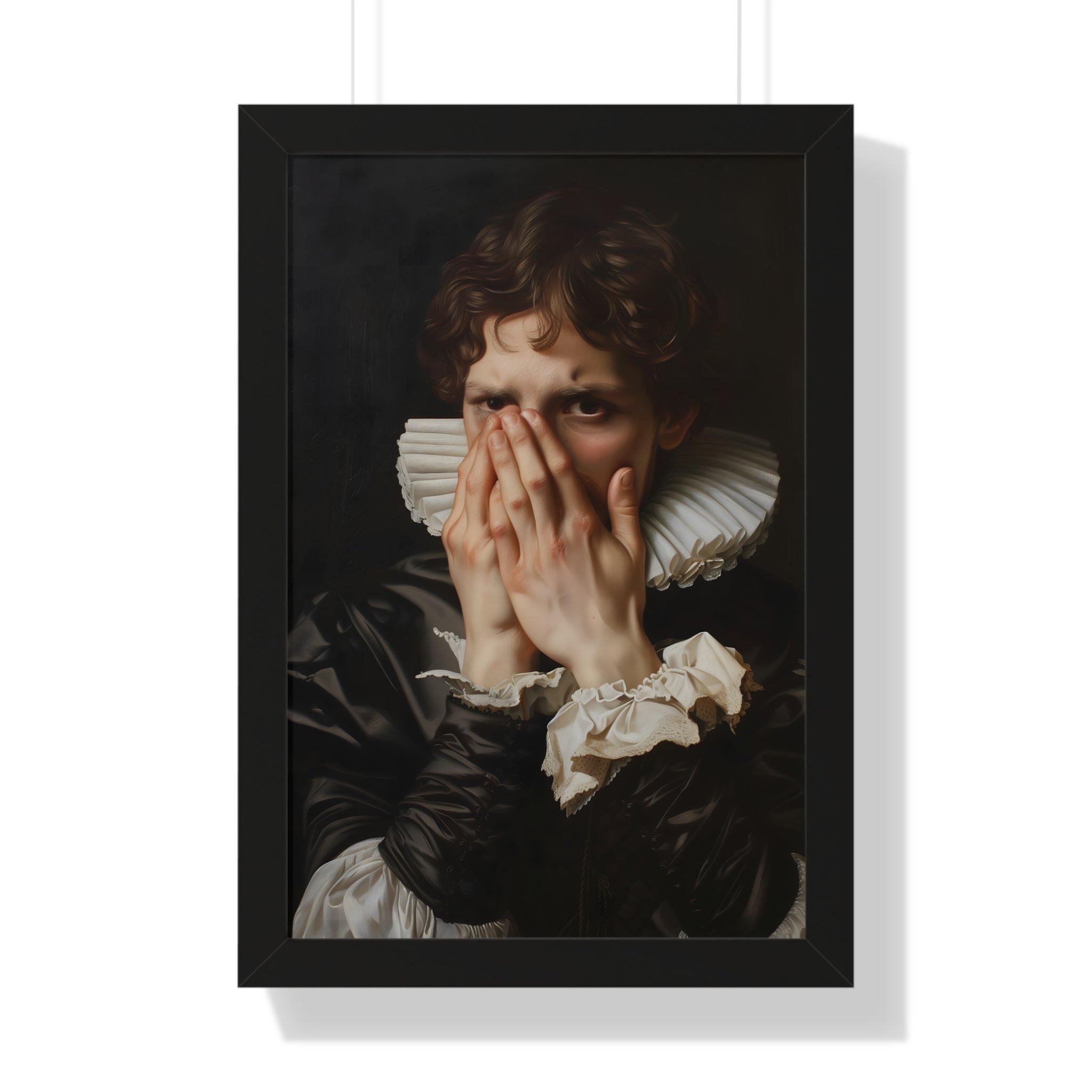 Framed Paper Print - The Foul Flush Reaction