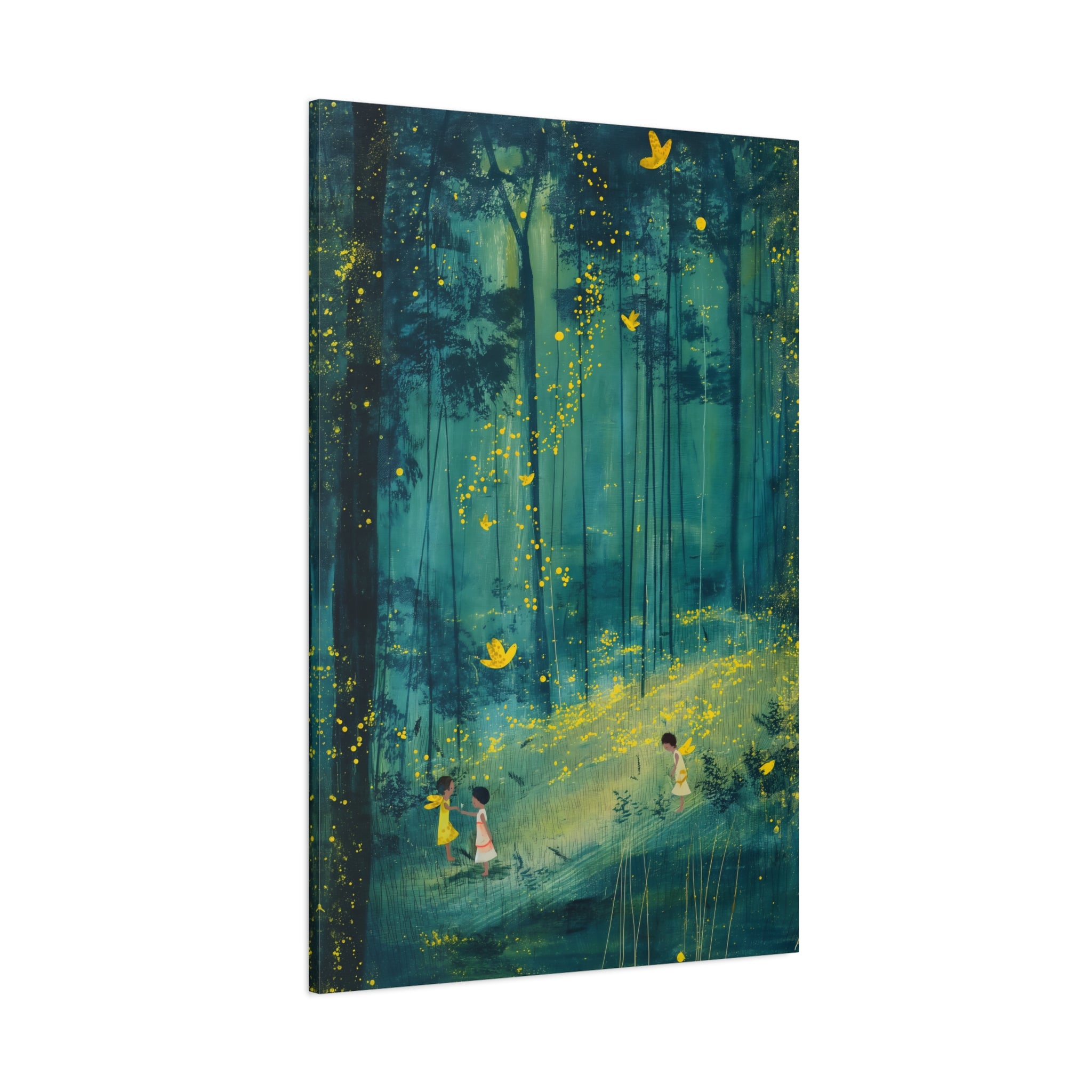 1.25" Matte Canvas - Enchanted Firefly Forest