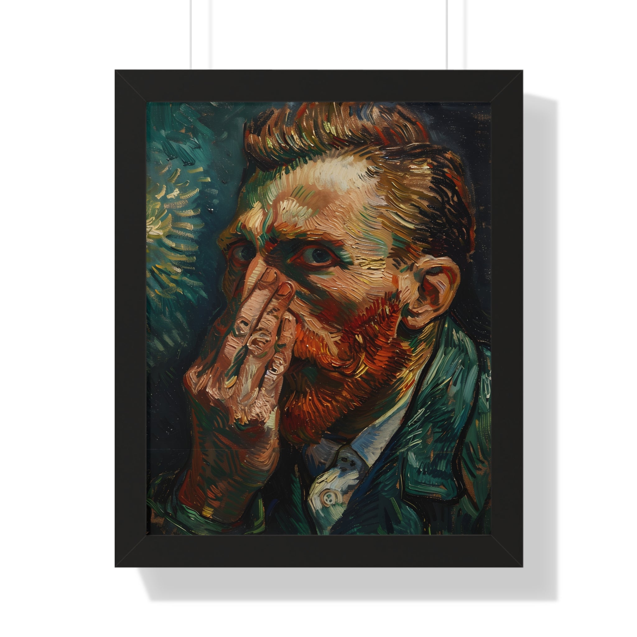 Framed Paper Print - Van Gogh Stinky Glare