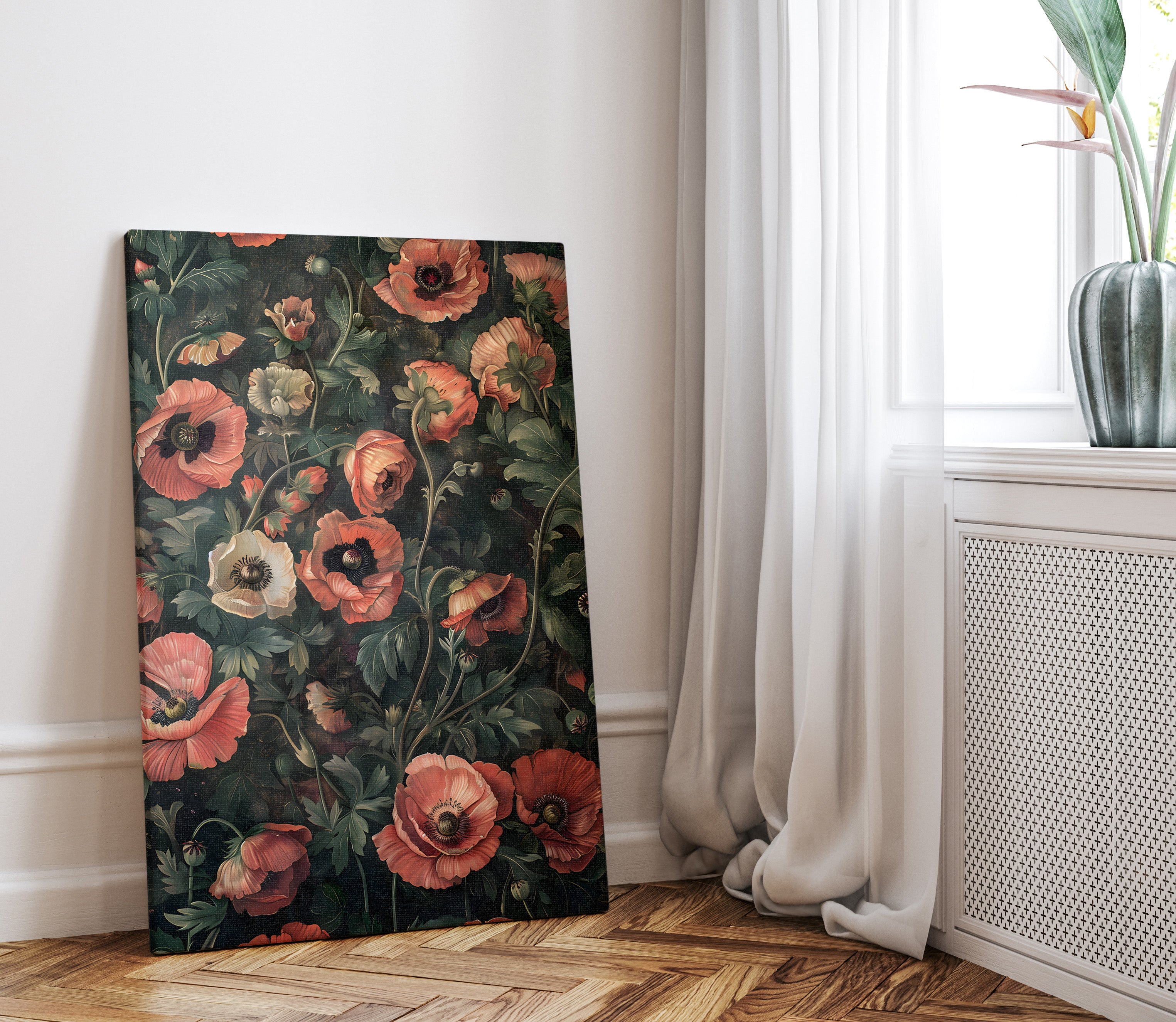 .75" Matte Canvas - Enchanted Poppy Reverie