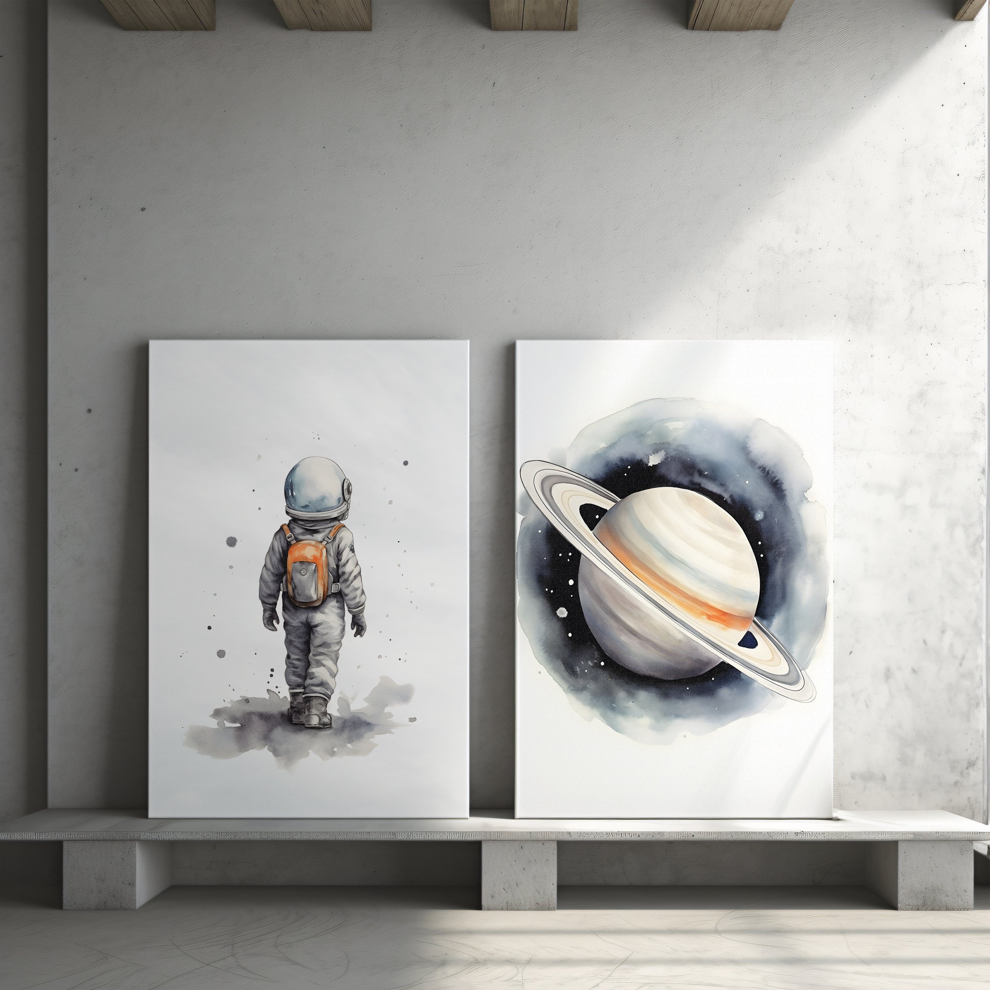 .75" Matte Canvas - Backpack to the Stars