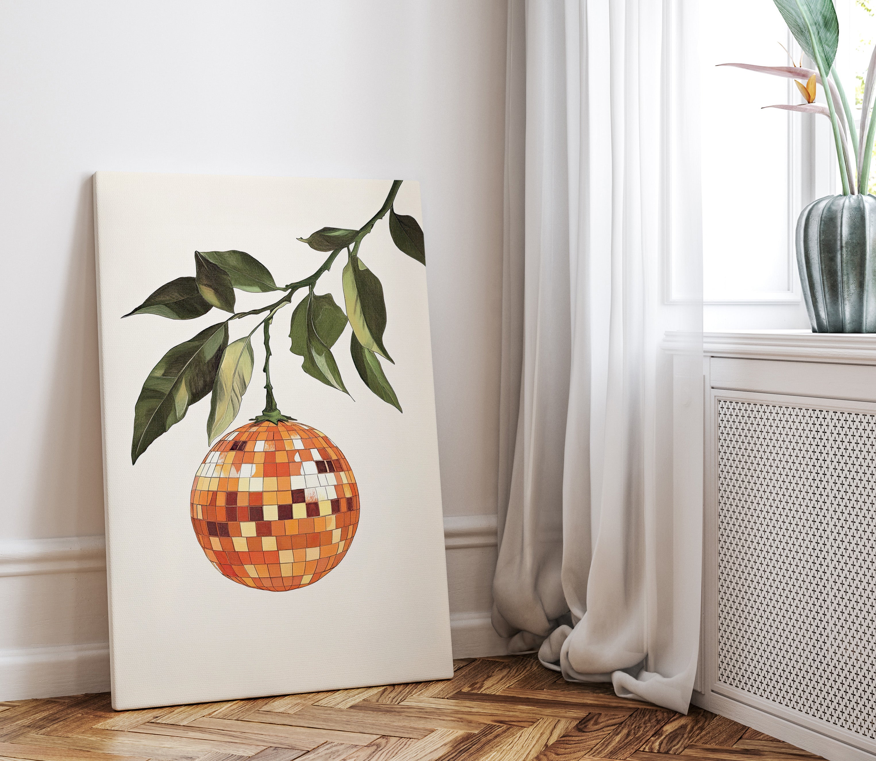 .75" Matte Canvas - Citrus Disco Glow Drop