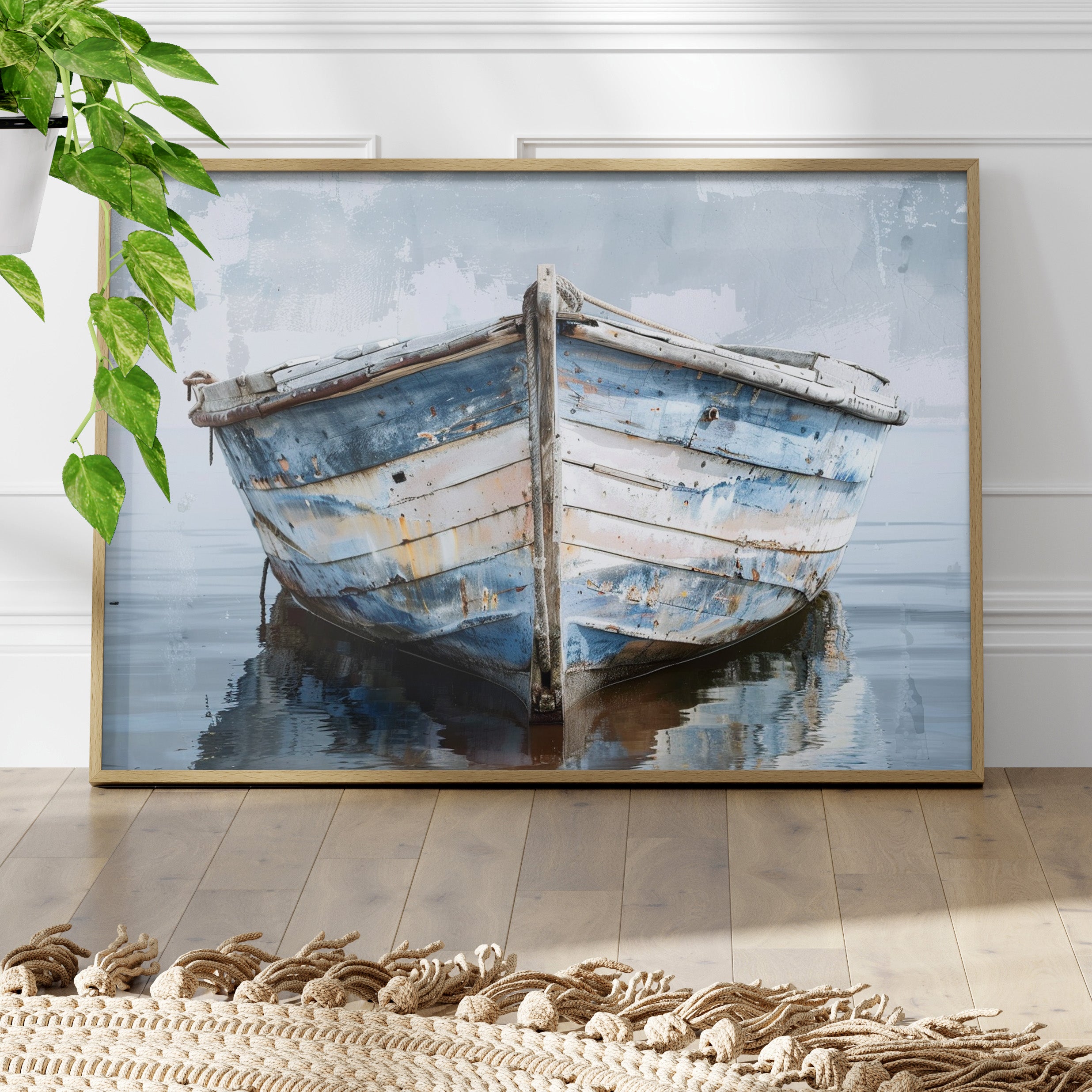 Weathered Harbor Boat