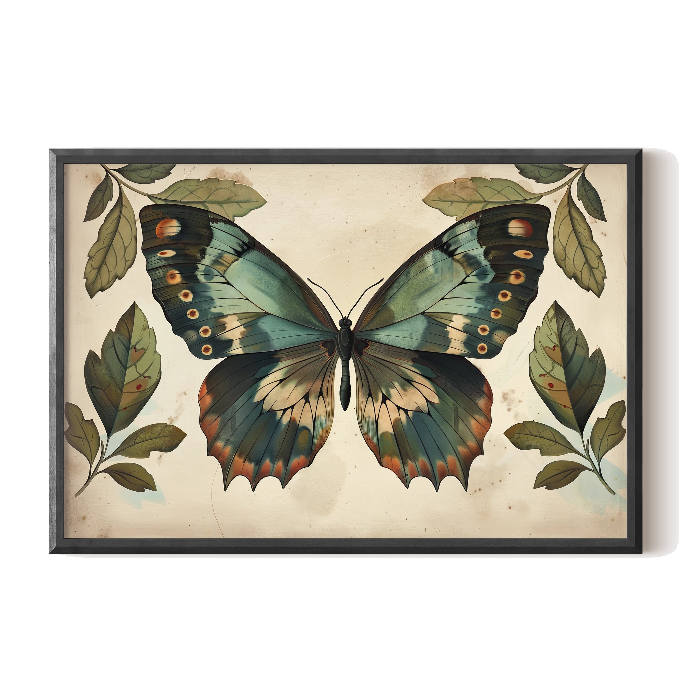 Vintage Iridescent Butterfly Bloom