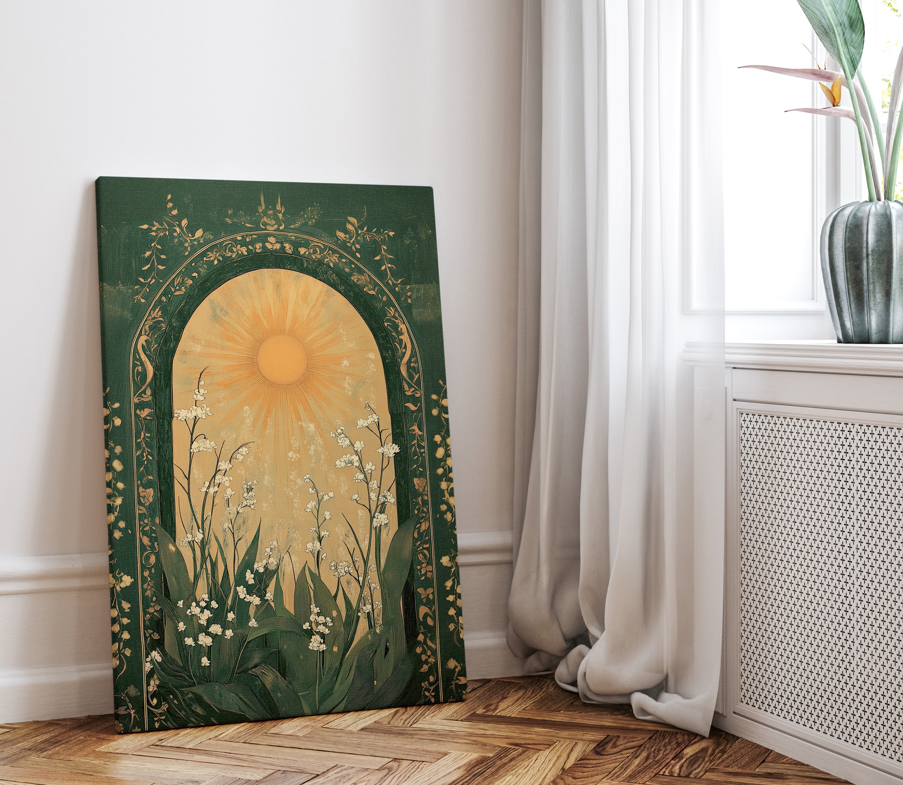 1.25" Matte Canvas - Lily of the Valley Archway