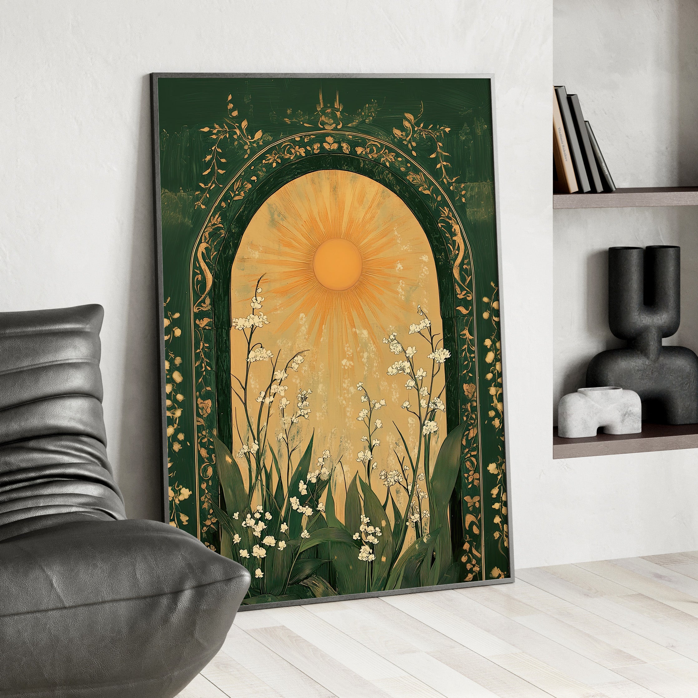 Framed Paper Print - Lily of the Valley Archway