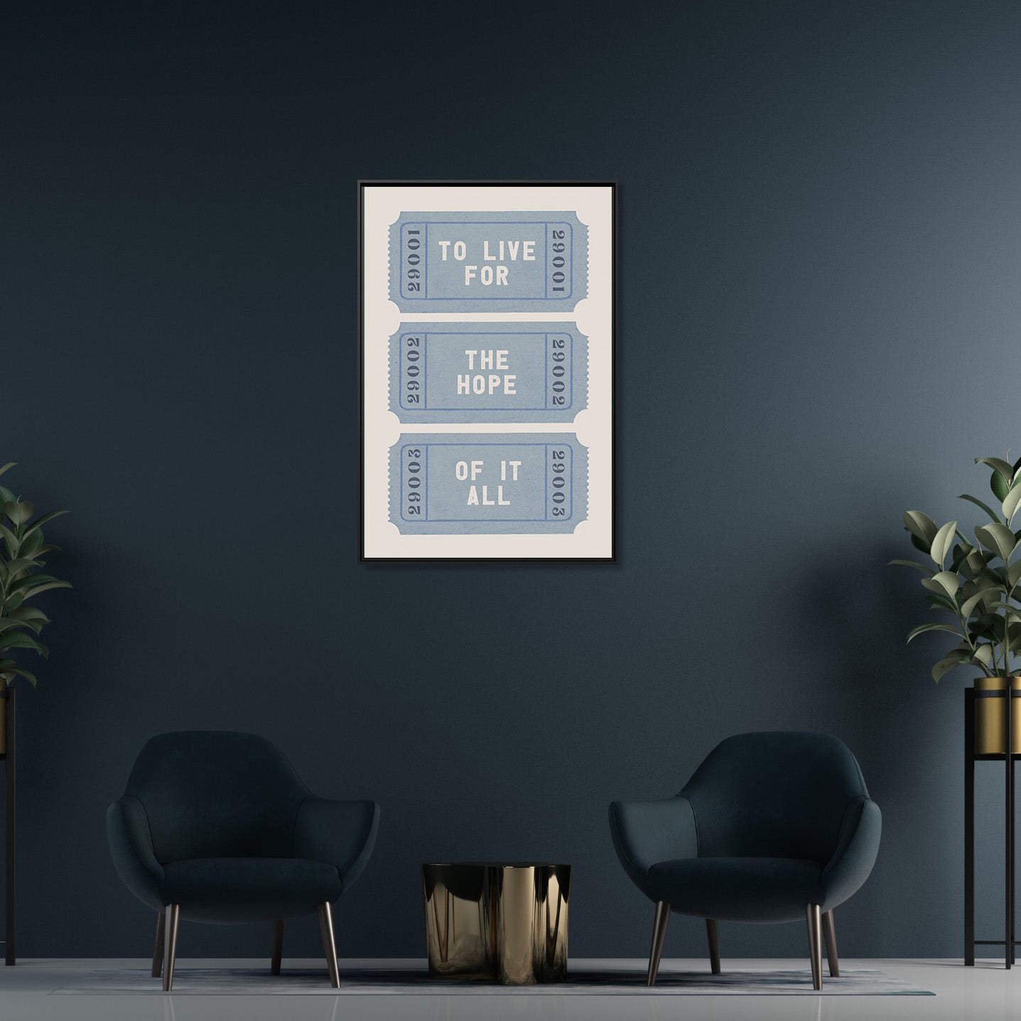 Framed Canvas - The Hope Ticket Trilogy