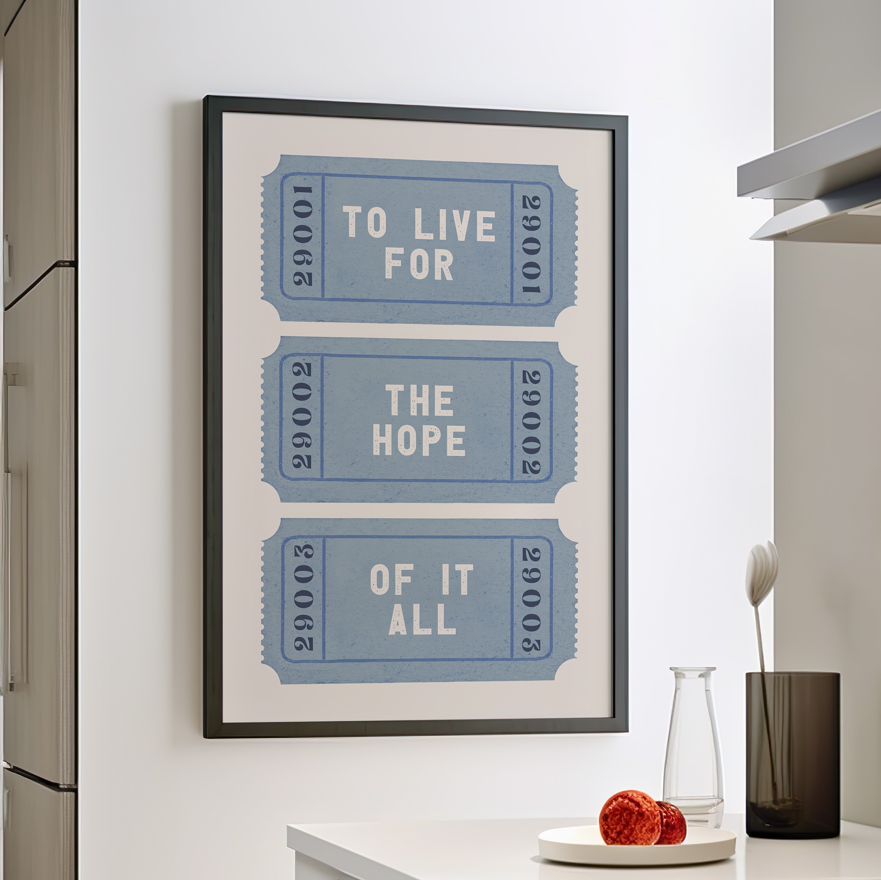 Framed Paper Print - The Hope Ticket Trilogy