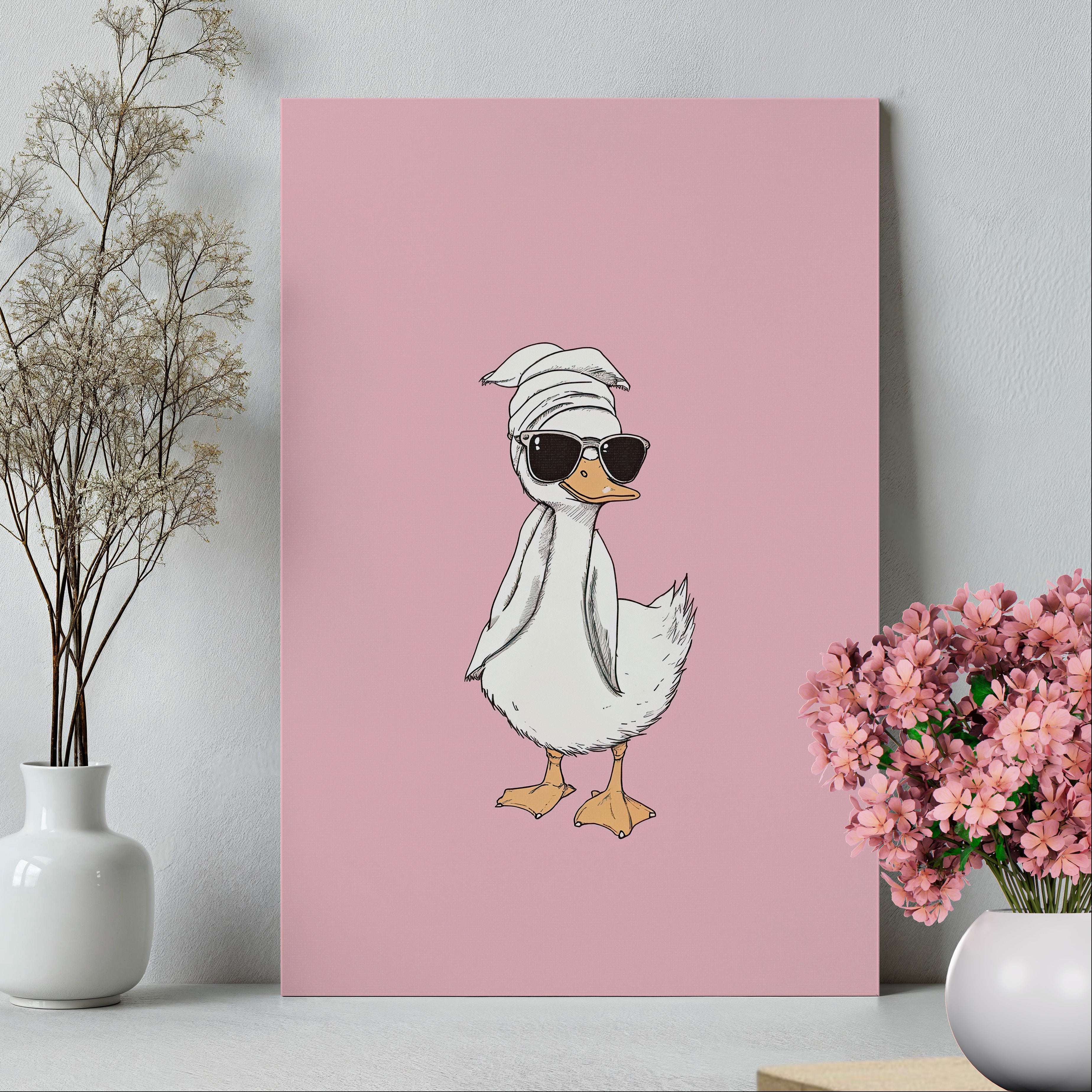 1.25" Matte Canvas - Sassy Duck Retreat