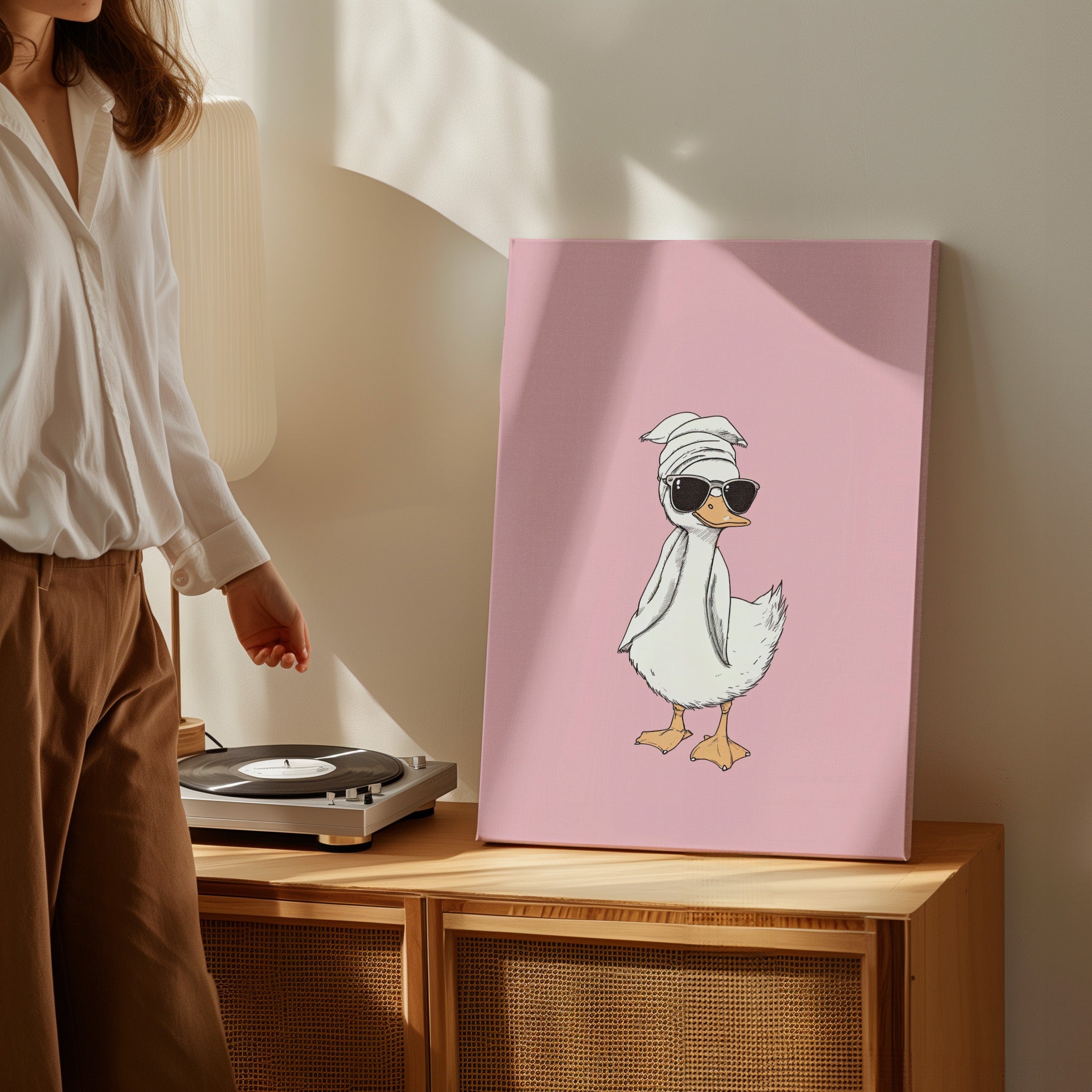1.25" Matte Canvas - Sassy Duck Retreat