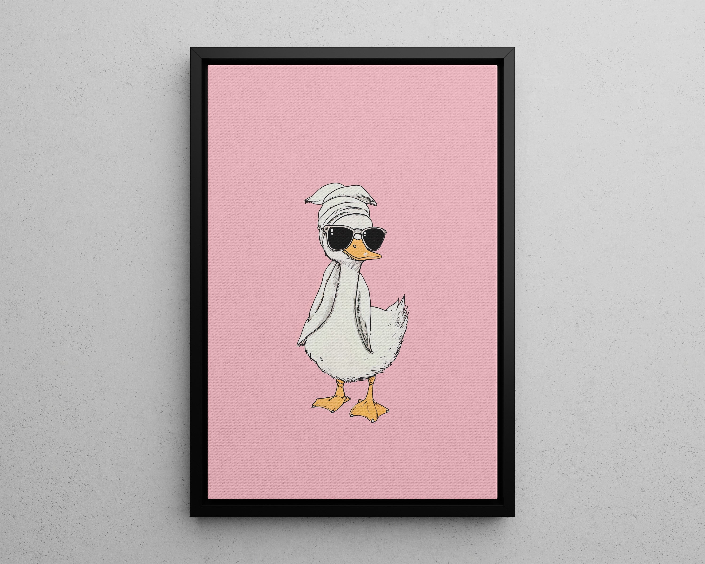 Framed Canvas - Sassy Duck Retreat
