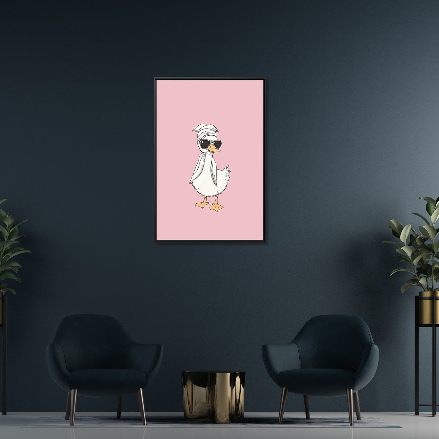 Framed Canvas - Sassy Duck Retreat