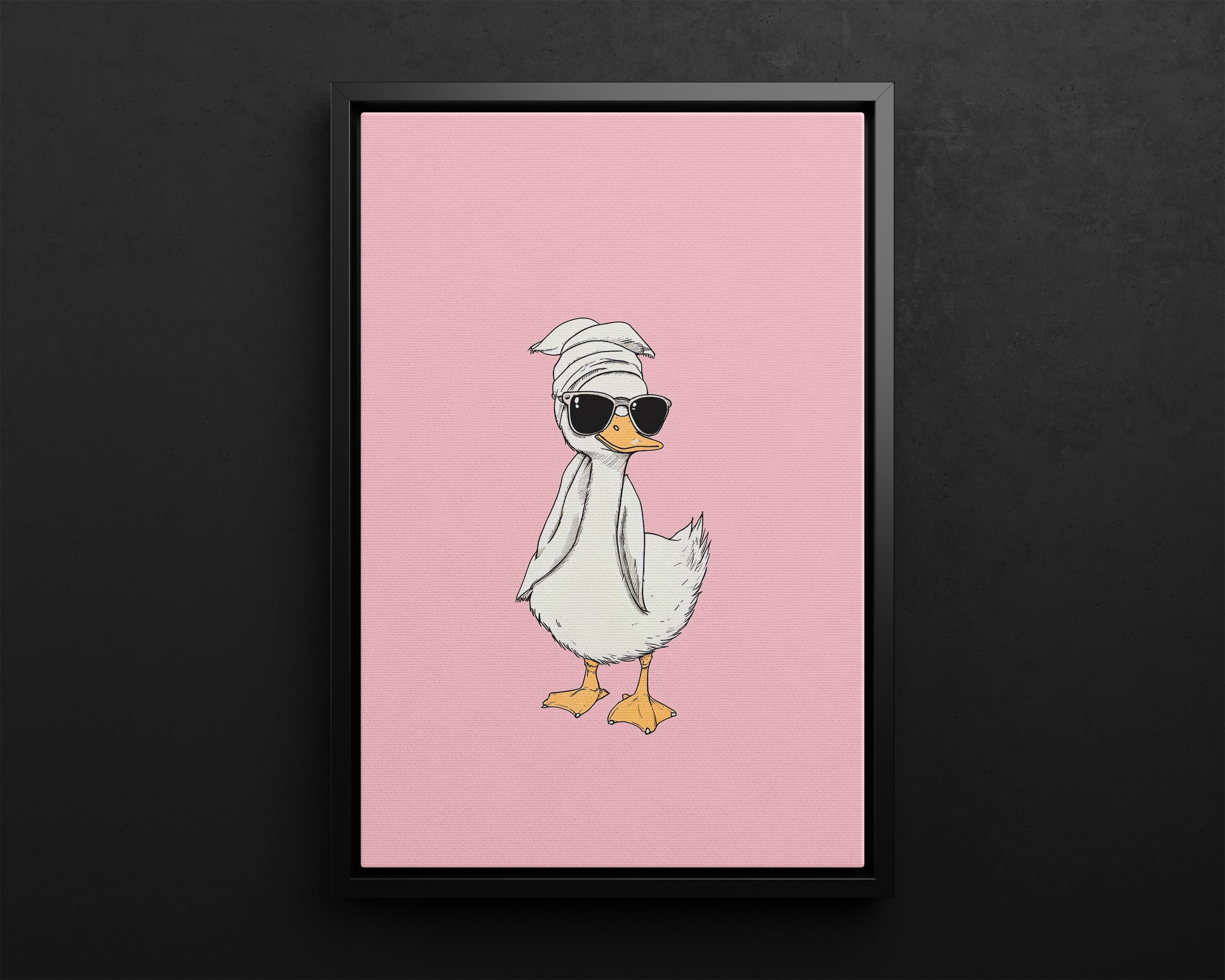 Framed Canvas - Sassy Duck Retreat