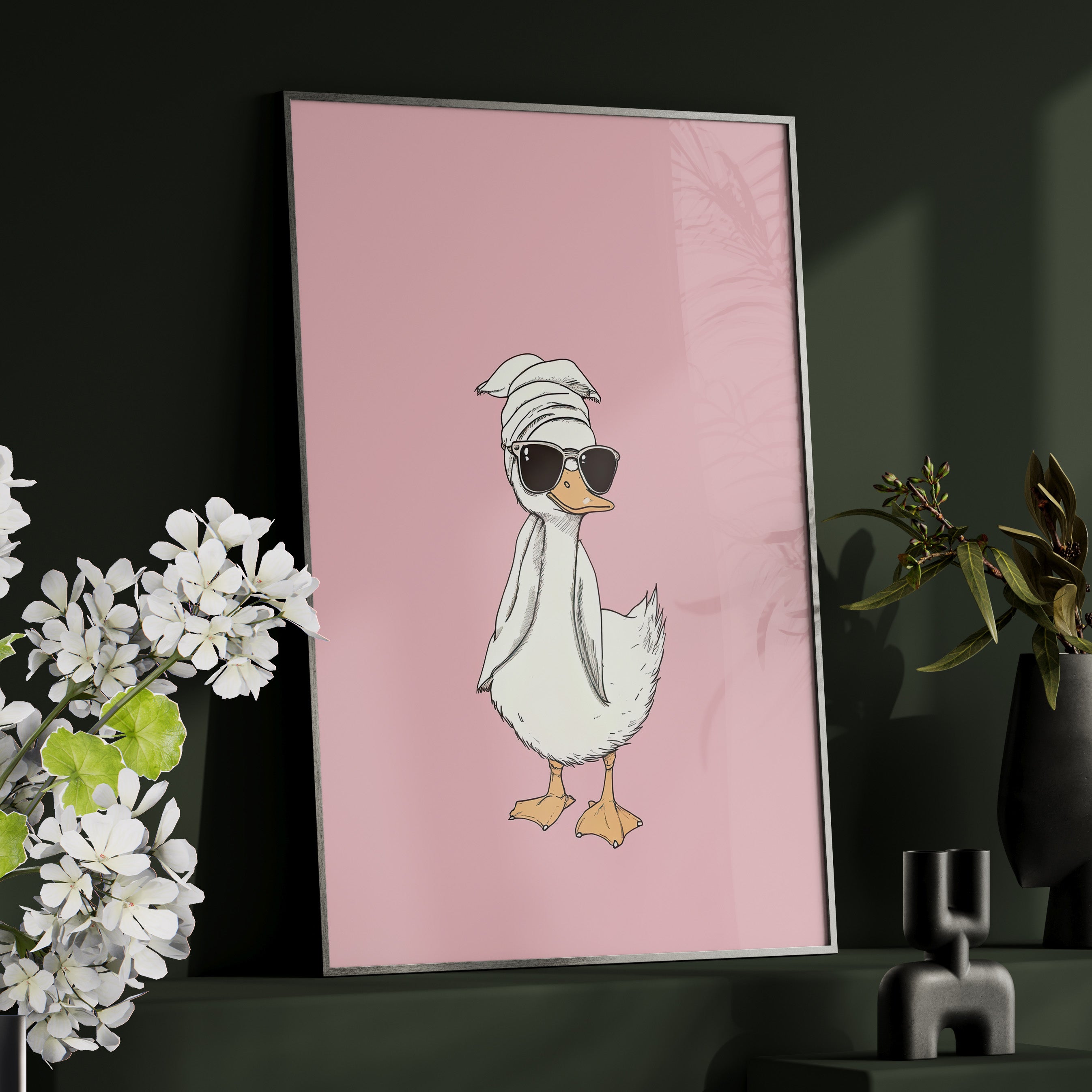 Framed Paper Print - Sassy Duck Retreat