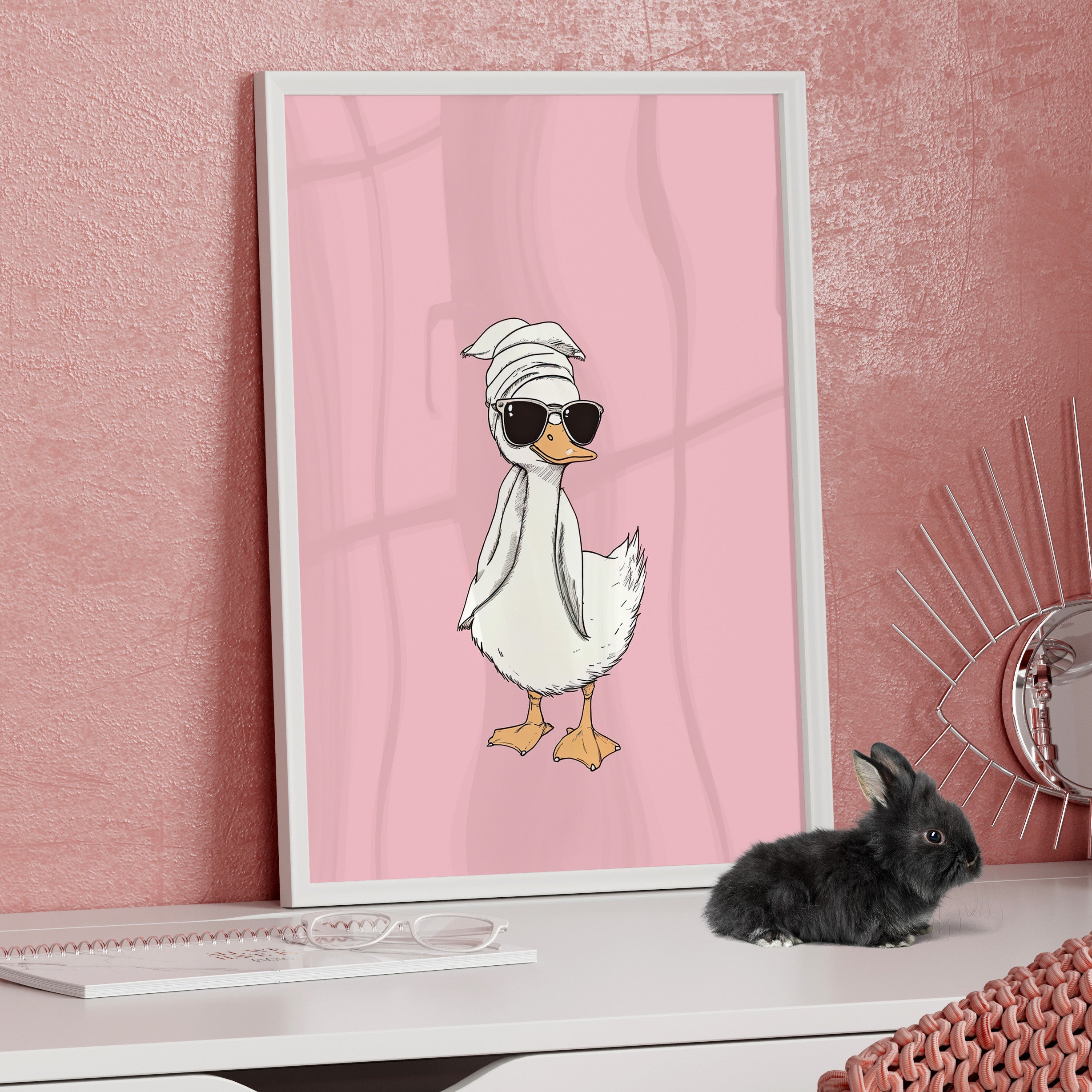 Framed Paper Print - Sassy Duck Retreat