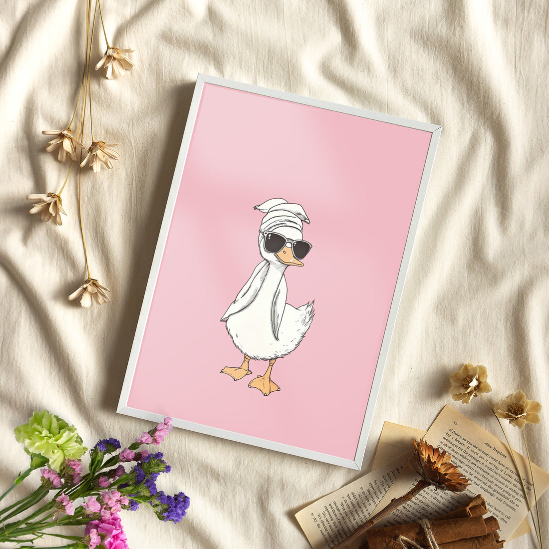 Framed Paper Print - Sassy Duck Retreat