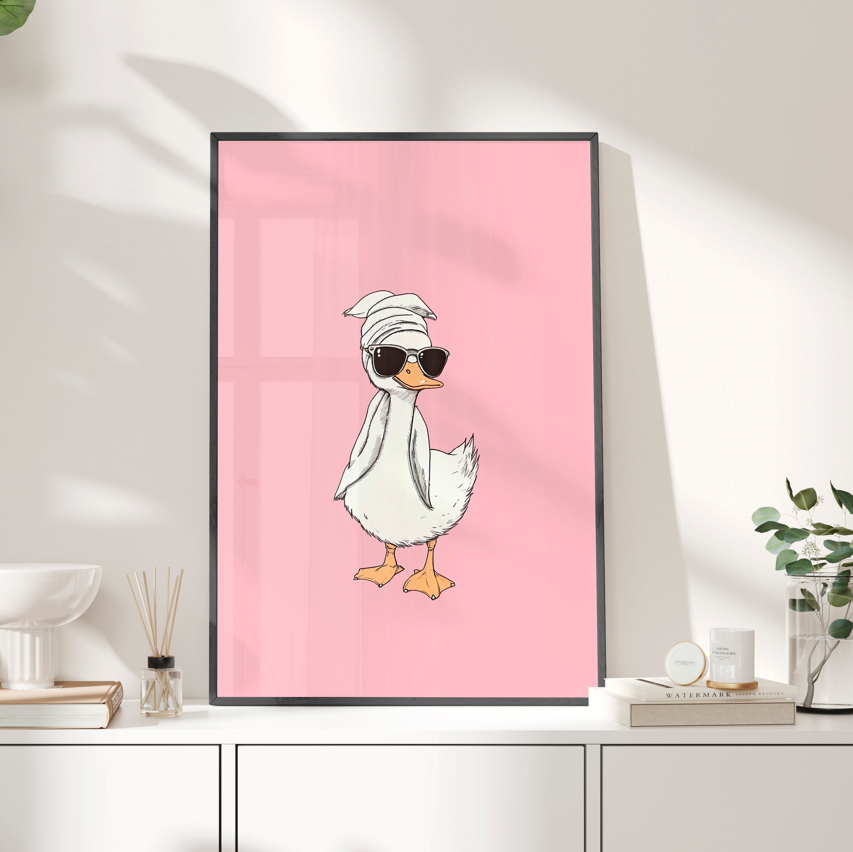 Framed Paper Print - Sassy Duck Retreat
